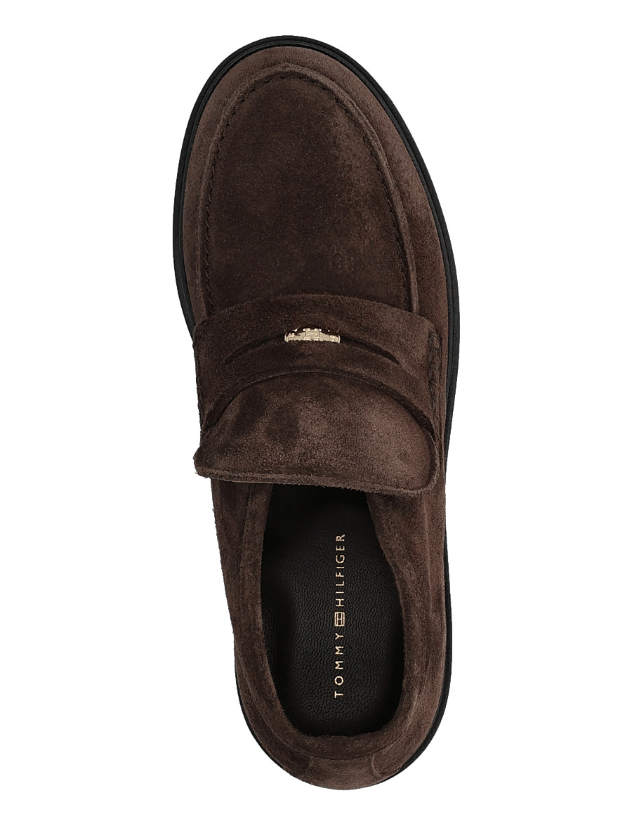 Tommy Hilfiger - TH ENAMEL CHARM LOAFER BOOT - flache stiefeletten - fondant brown - 3