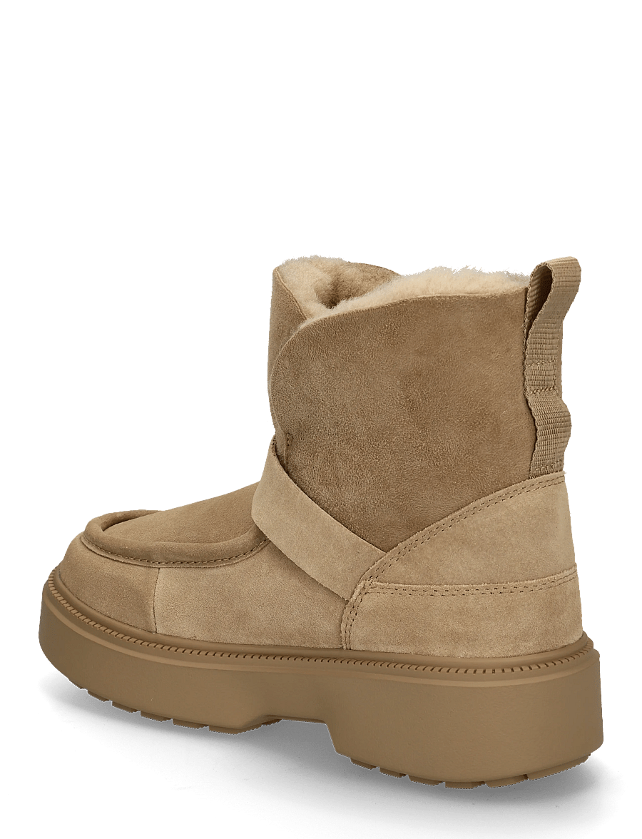 Tommy Hilfiger - TH BUCKLE SHEARLING SNOW BOOT - platta ankelboots - safari canvas - 1