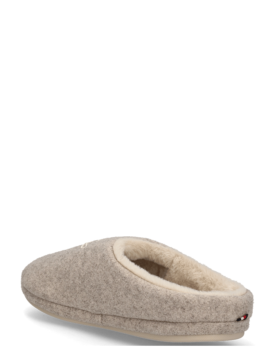 Tommy Hilfiger - TH HOUSE SHOE FLANNEL - madalad muula-kingad - beige - 1
