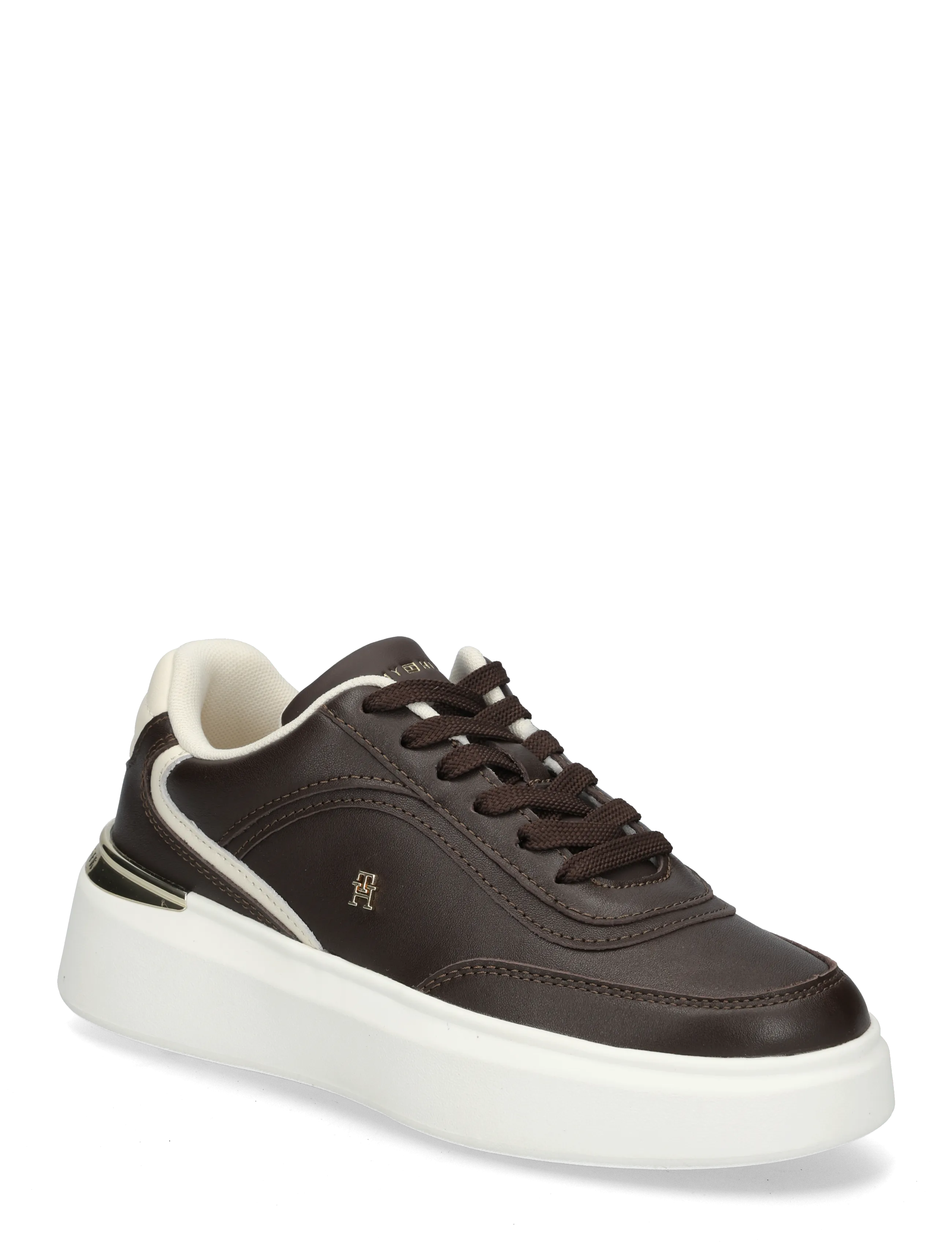 Tommy Hilfiger CHIC PLATFORM SNEAKER - Tommy Hilfiger - FONDANT BROWN / brown