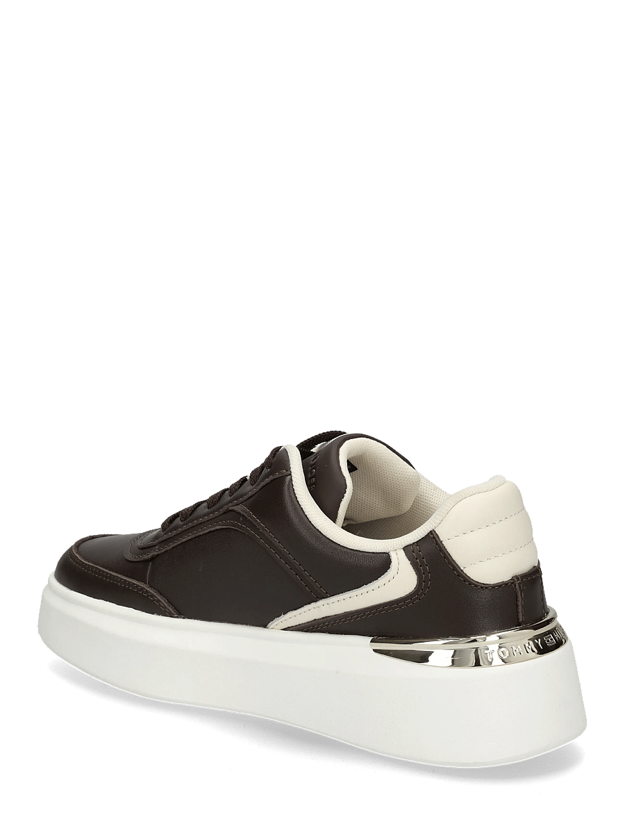 Tommy Hilfiger - CHIC PLATFORM SNEAKER - fondant brown - 1