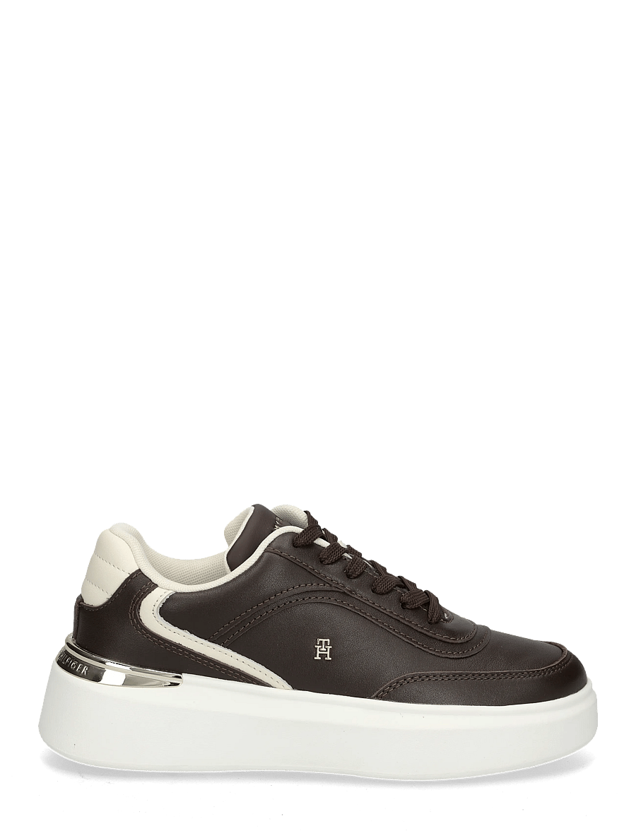 Tommy Hilfiger - CHIC PLATFORM SNEAKER - fondant brown - 2