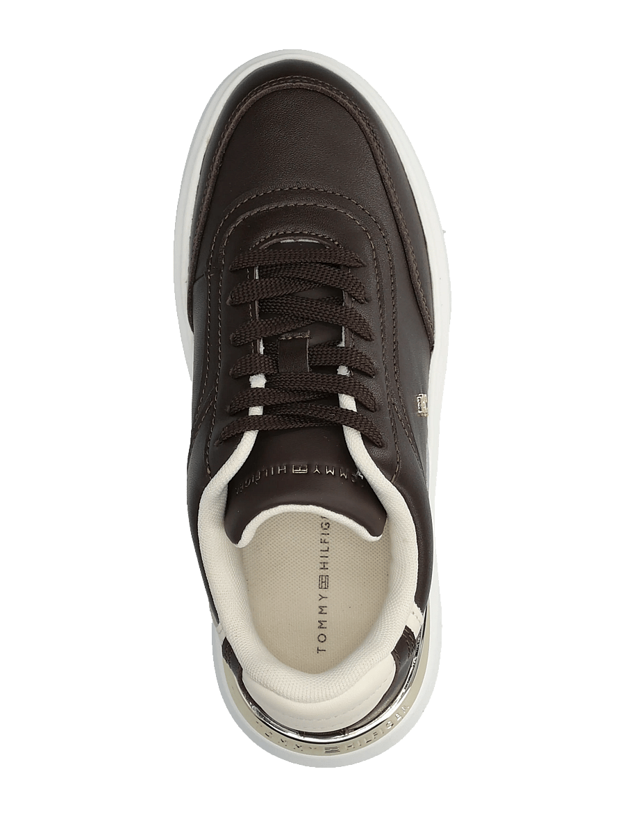 Tommy Hilfiger - CHIC PLATFORM SNEAKER - fondant brown - 3