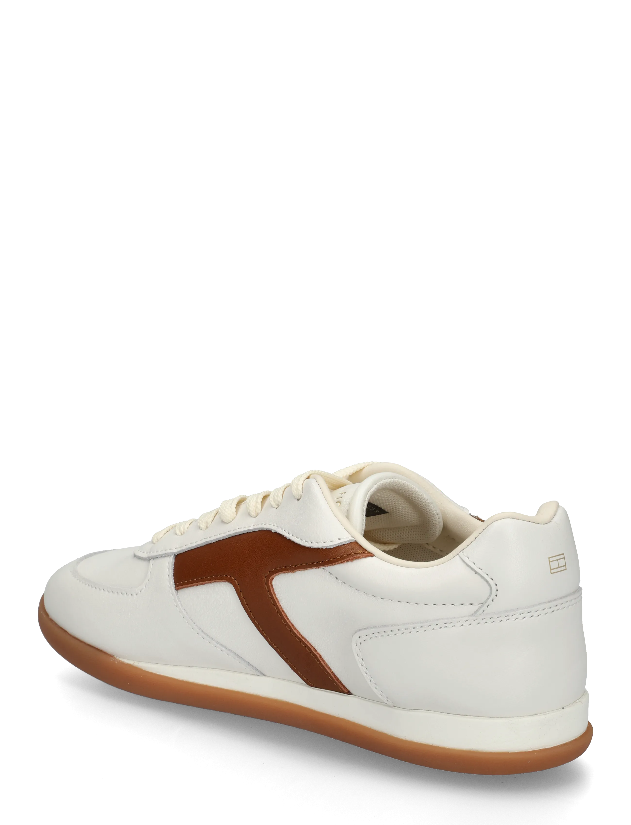 Tommy Hilfiger - TH VINTAGE LOW RUNNER LEATHER - niedrige sneaker - ecru - 1