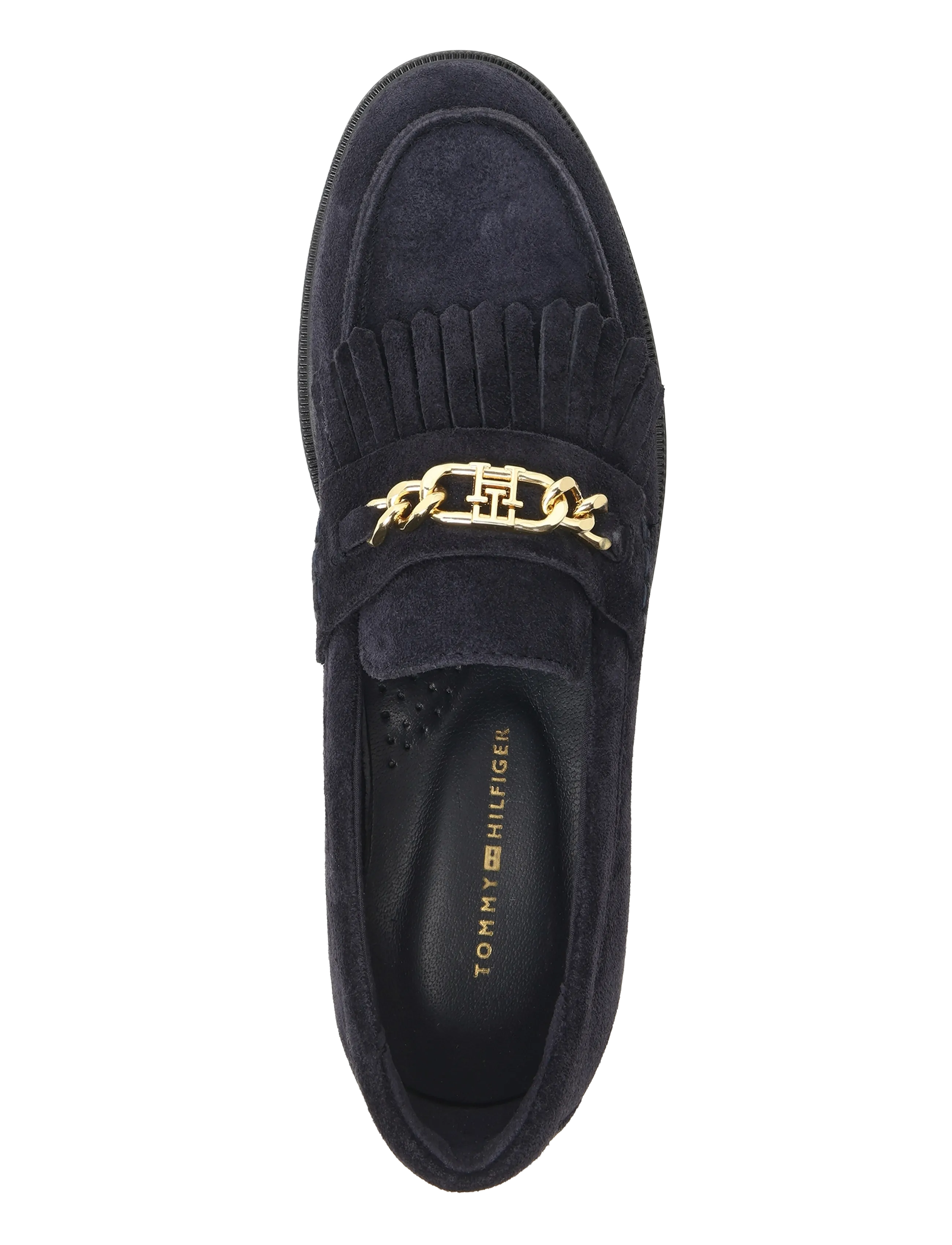 Tommy Hilfiger - TH CHAIN FRINGE SUEDE LOAFER - space blue - 2