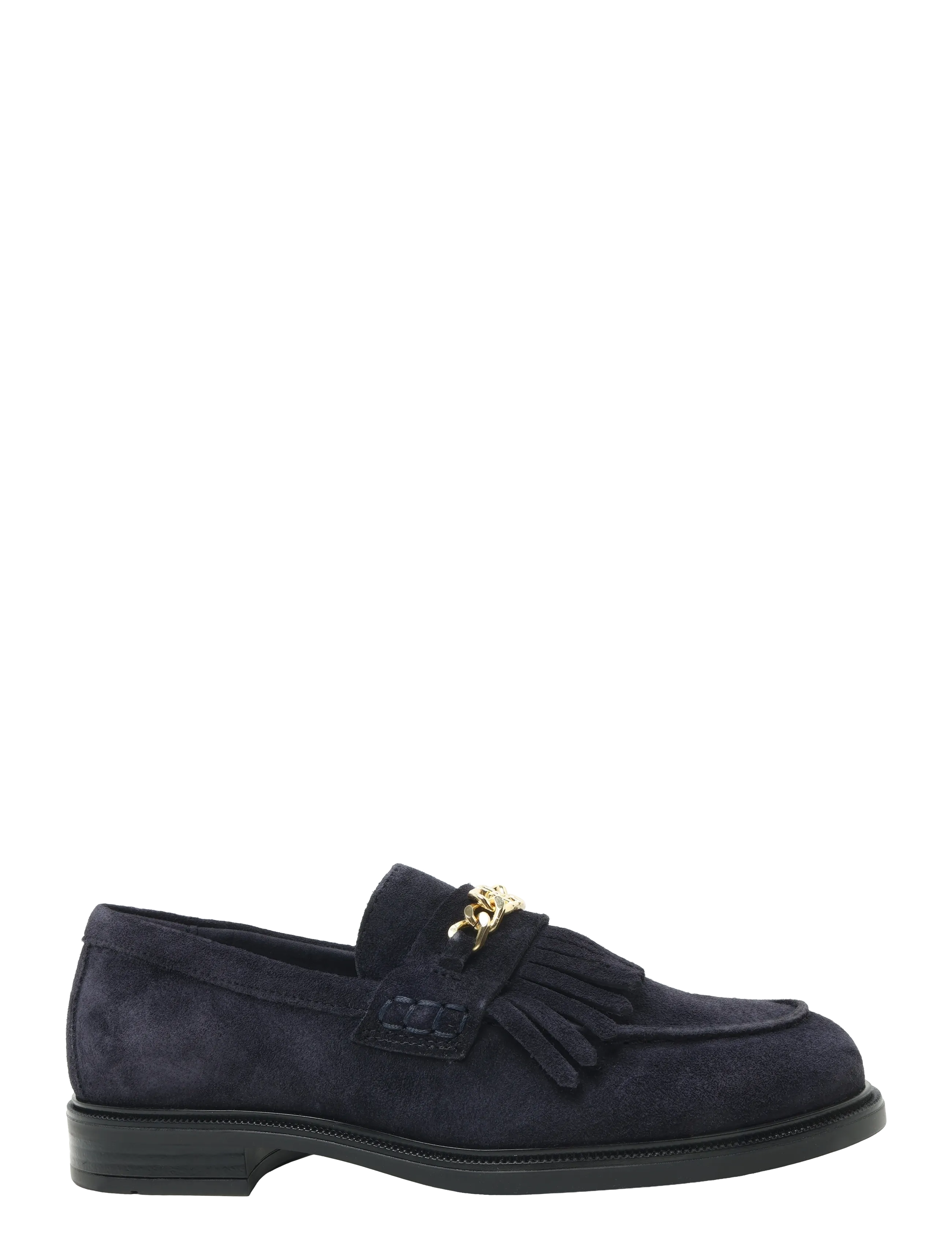 Tommy Hilfiger - TH CHAIN FRINGE SUEDE LOAFER - space blue - 3