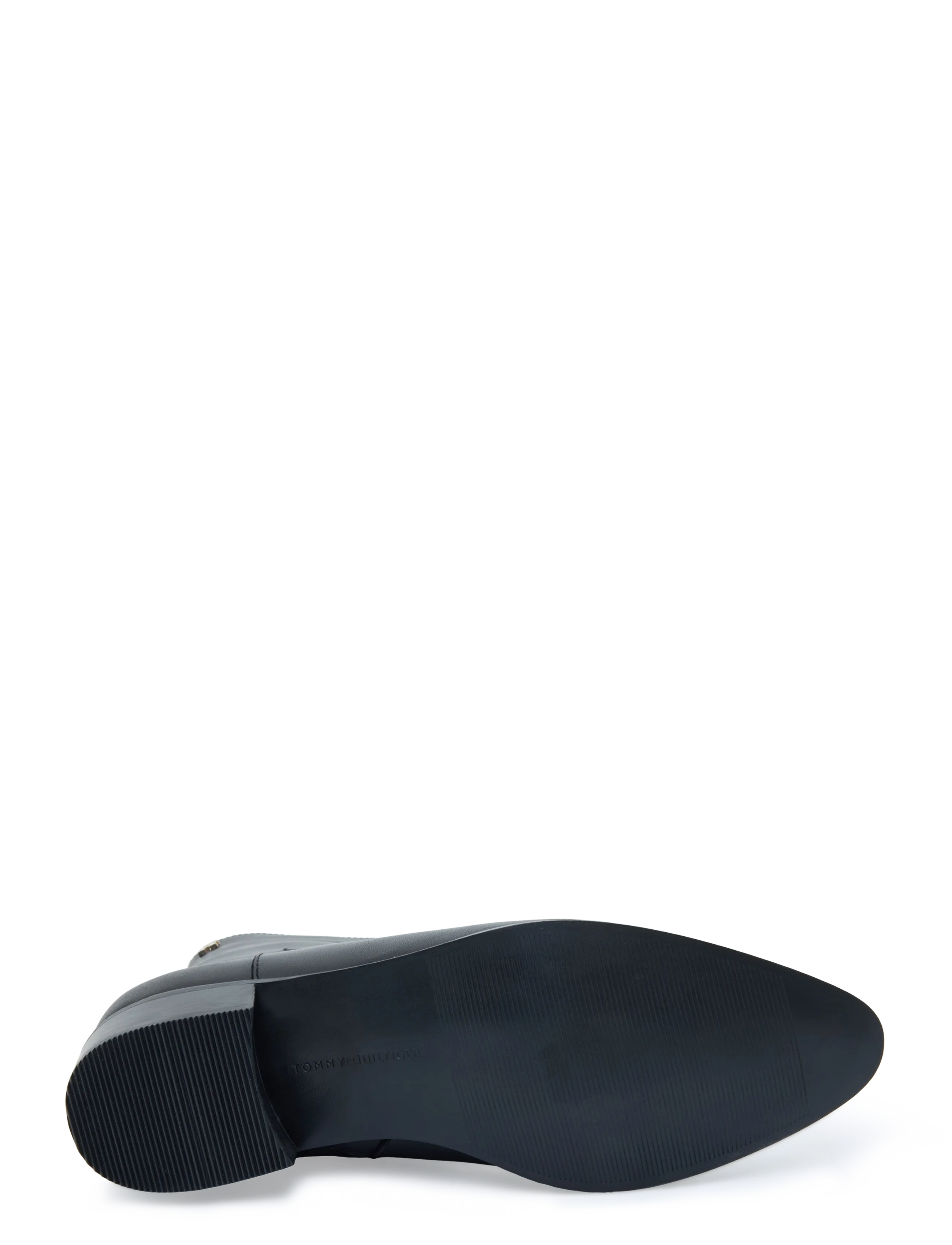 Tommy Hilfiger - LEATHER ANKLE BOOT W ZIP - black - 4