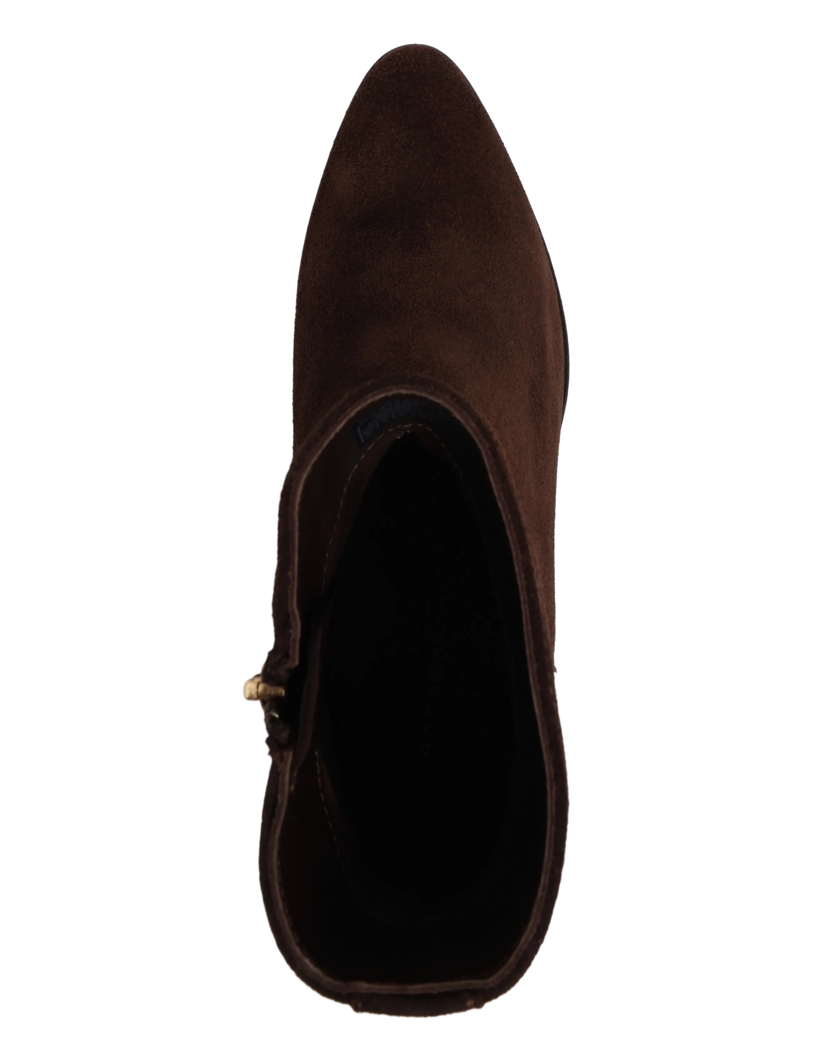 Tommy Hilfiger - SUEDE ANKLE BOOT W ZIP - fondant brown - 3