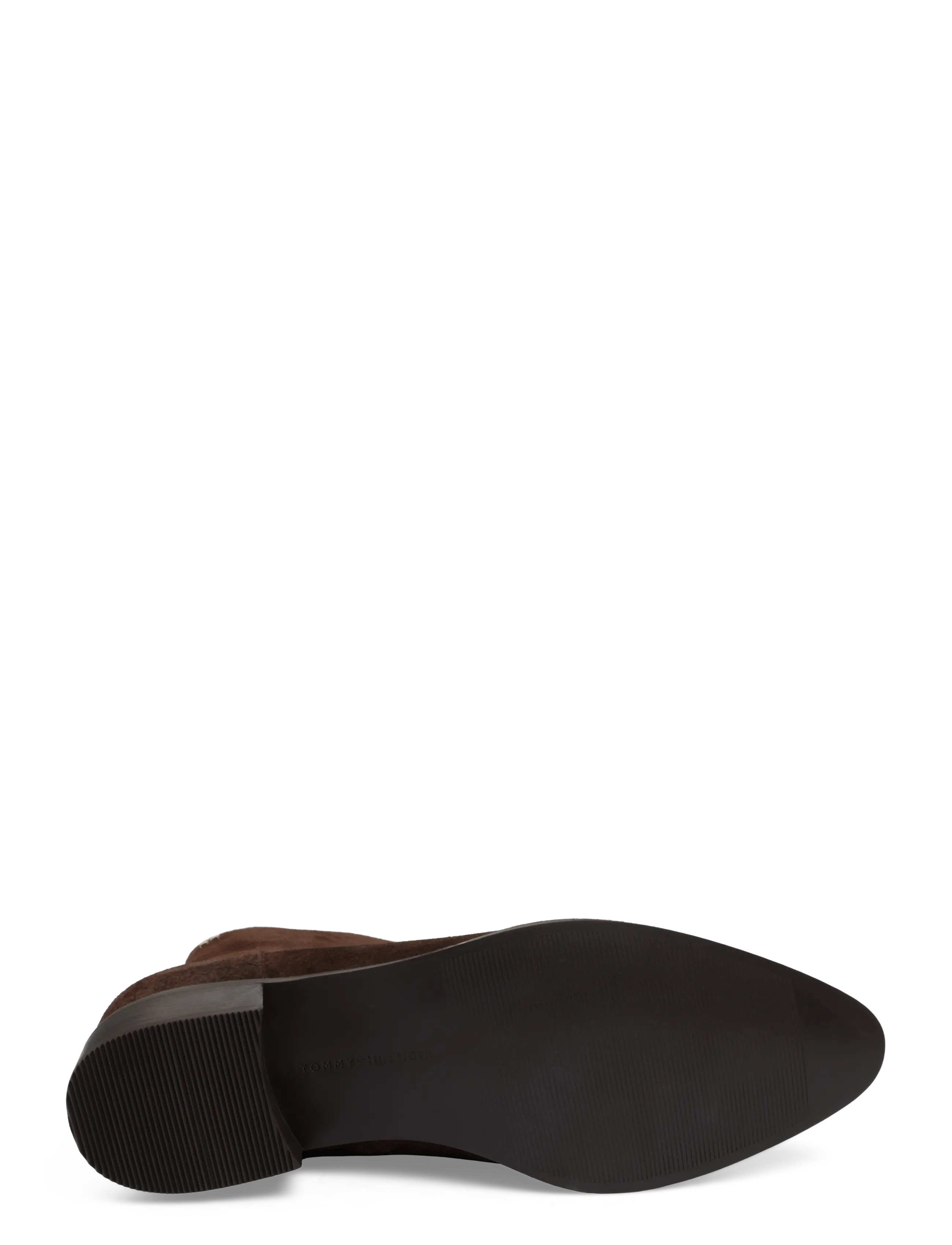 Tommy Hilfiger - SUEDE ANKLE BOOT W ZIP - fondant brown - 4
