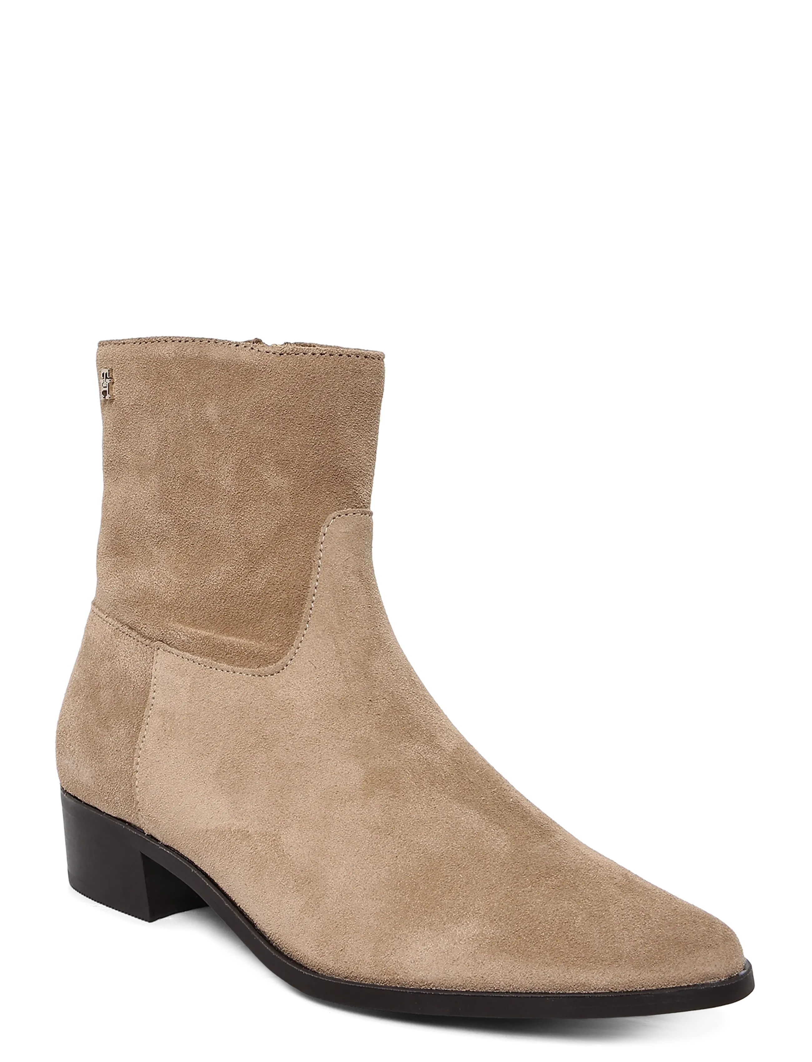 Tommy Hilfiger SUEDE ANKLE BOOT W ZIP - Alles anzeigen - SAFARI CANVAS / beige
