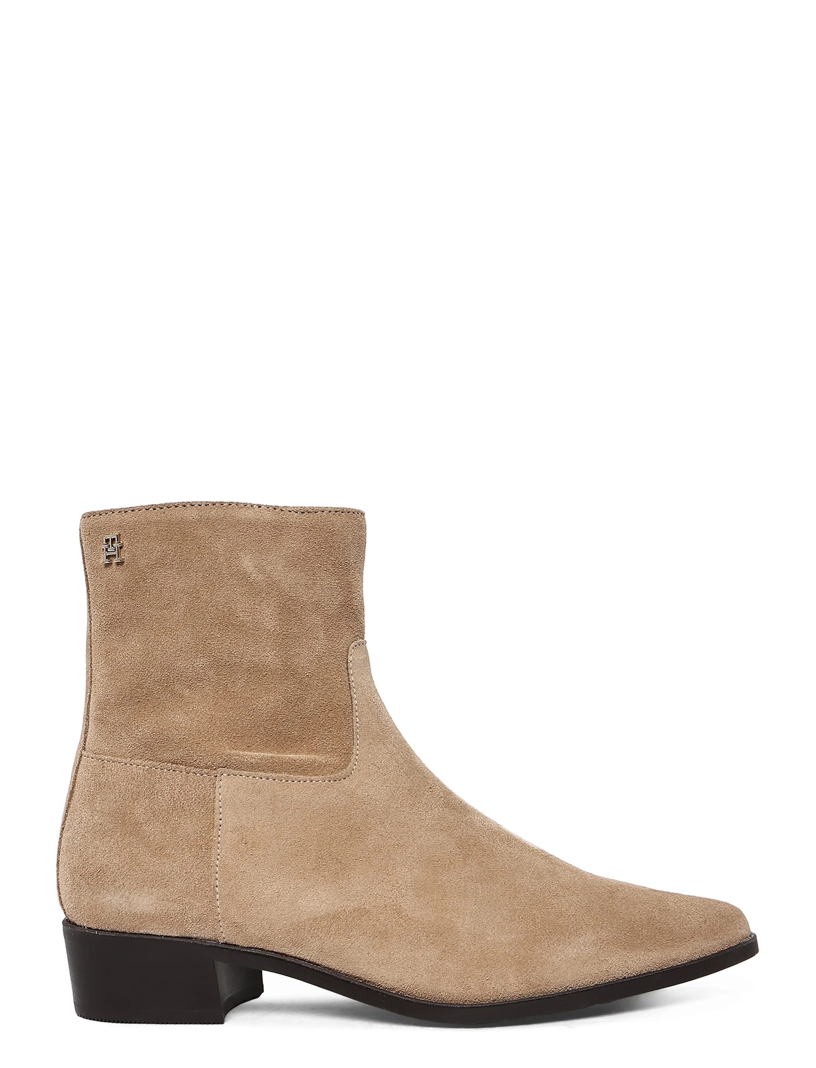 Tommy Hilfiger - SUEDE ANKLE BOOT W ZIP - safari canvas - 2