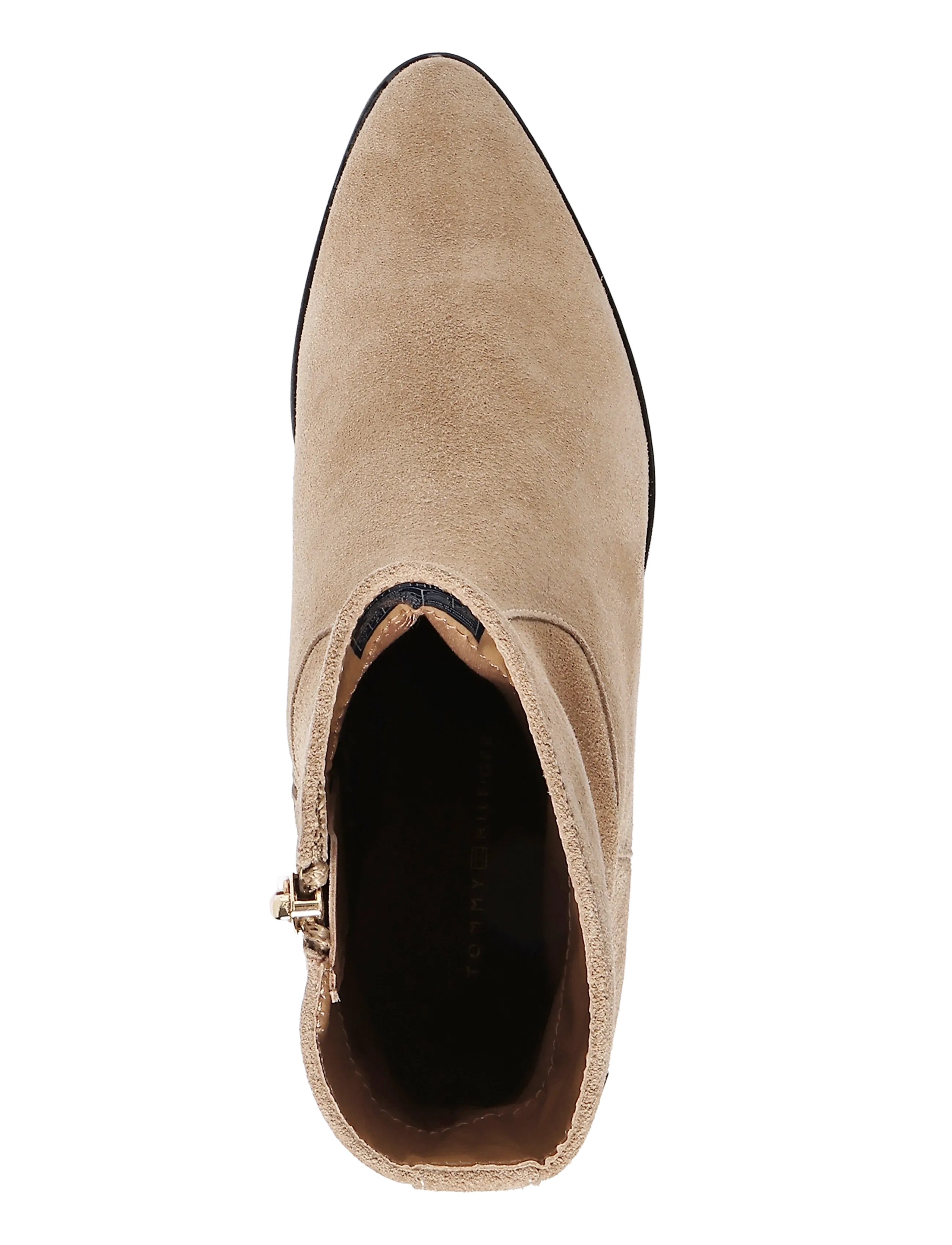 Tommy Hilfiger - SUEDE ANKLE BOOT W ZIP - safari canvas - 3