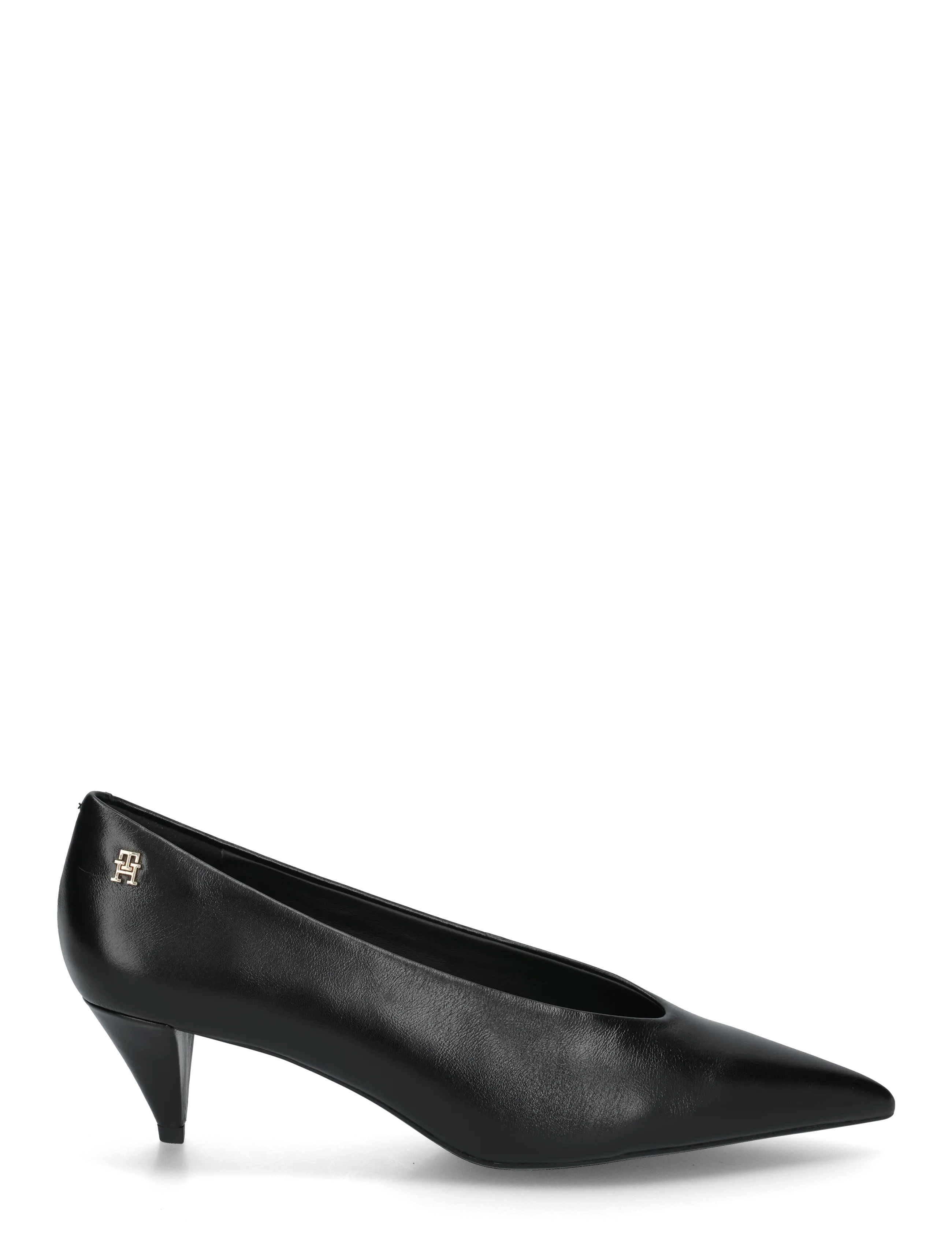Tommy Hilfiger - POINTY TOE 50 HEEL LEATHER PUMP - kontsakingad - black - 2