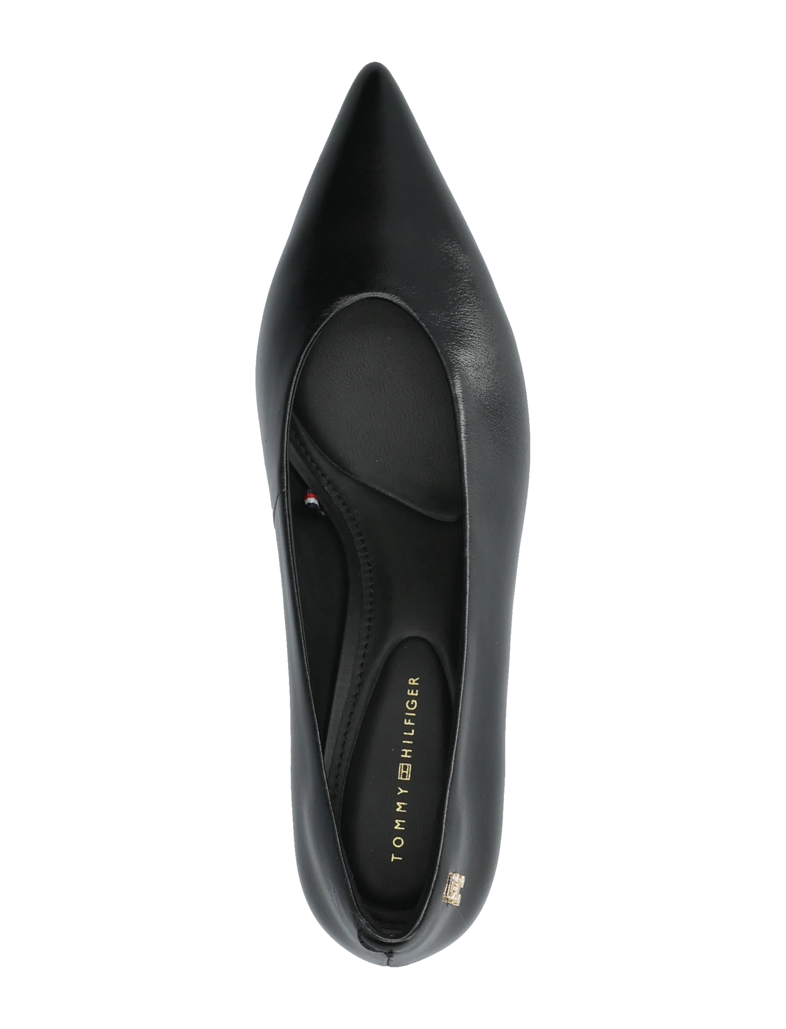 Tommy Hilfiger - POINTY TOE 50 HEEL LEATHER PUMP - kontsakingad - black - 3