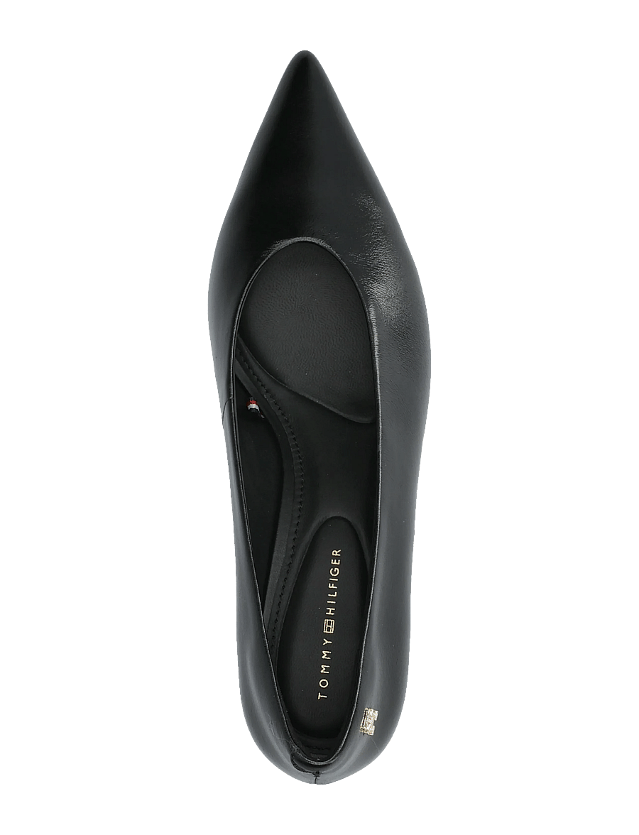Tommy Hilfiger - POINTY TOE 50 HEEL LEATHER PUMP - kontsakingad - black - 3
