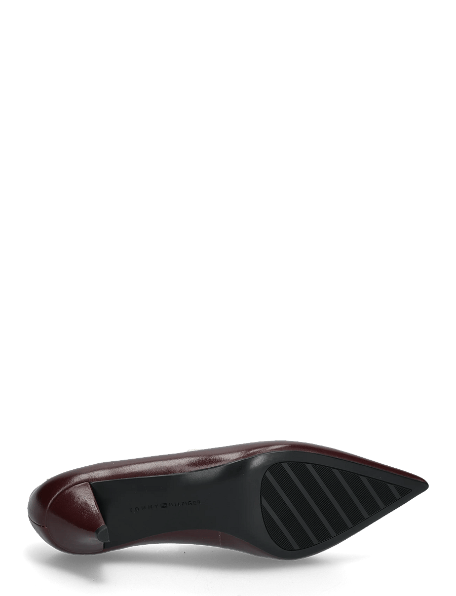 Tommy Hilfiger - POINTY TOE 50 HEEL LEATHER PUMP - pumps - oxblood - 4