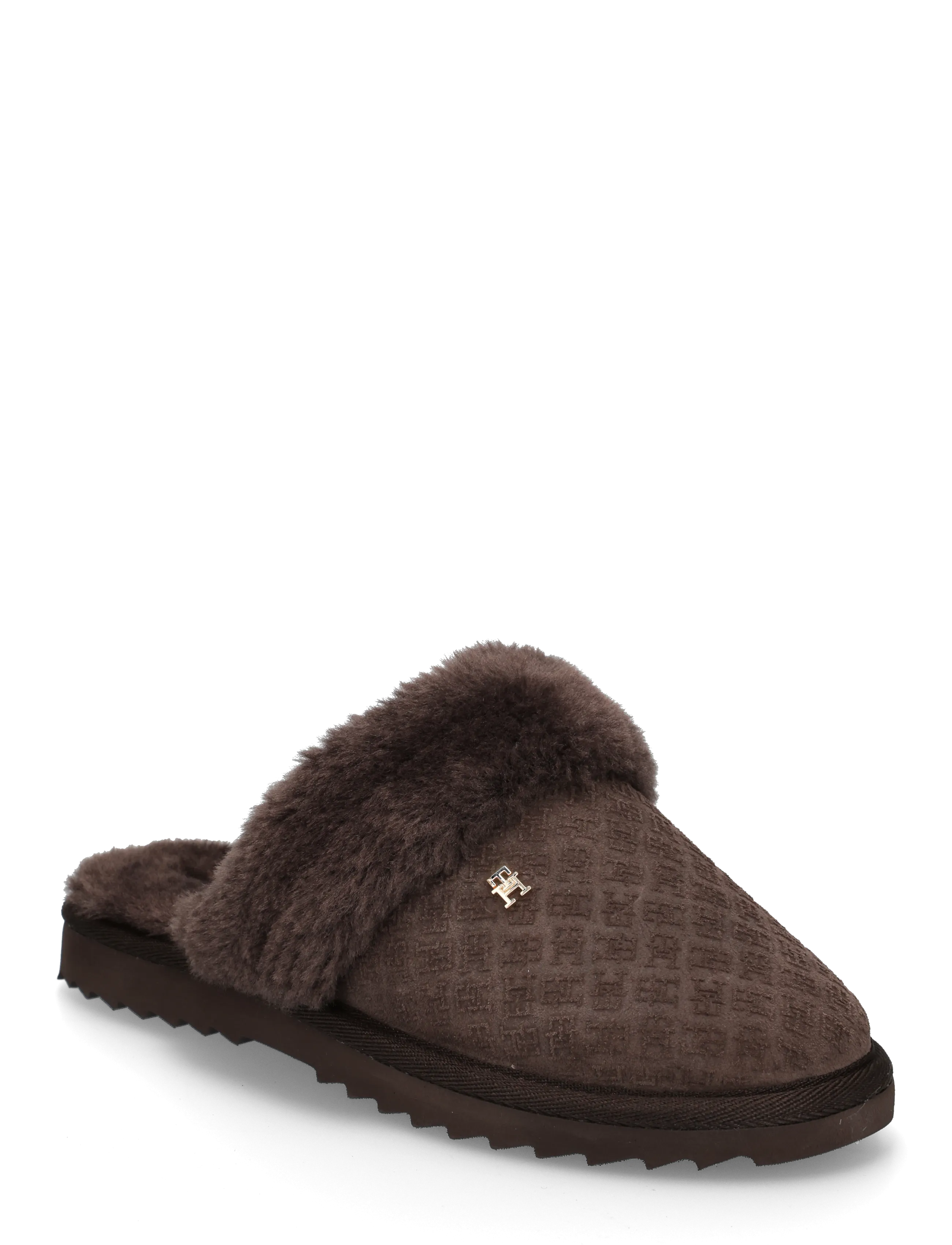 Tommy Hilfiger TH PREMIUM SHEARLING SHOES - Hjemmesko - FONDANT BROWN / brown