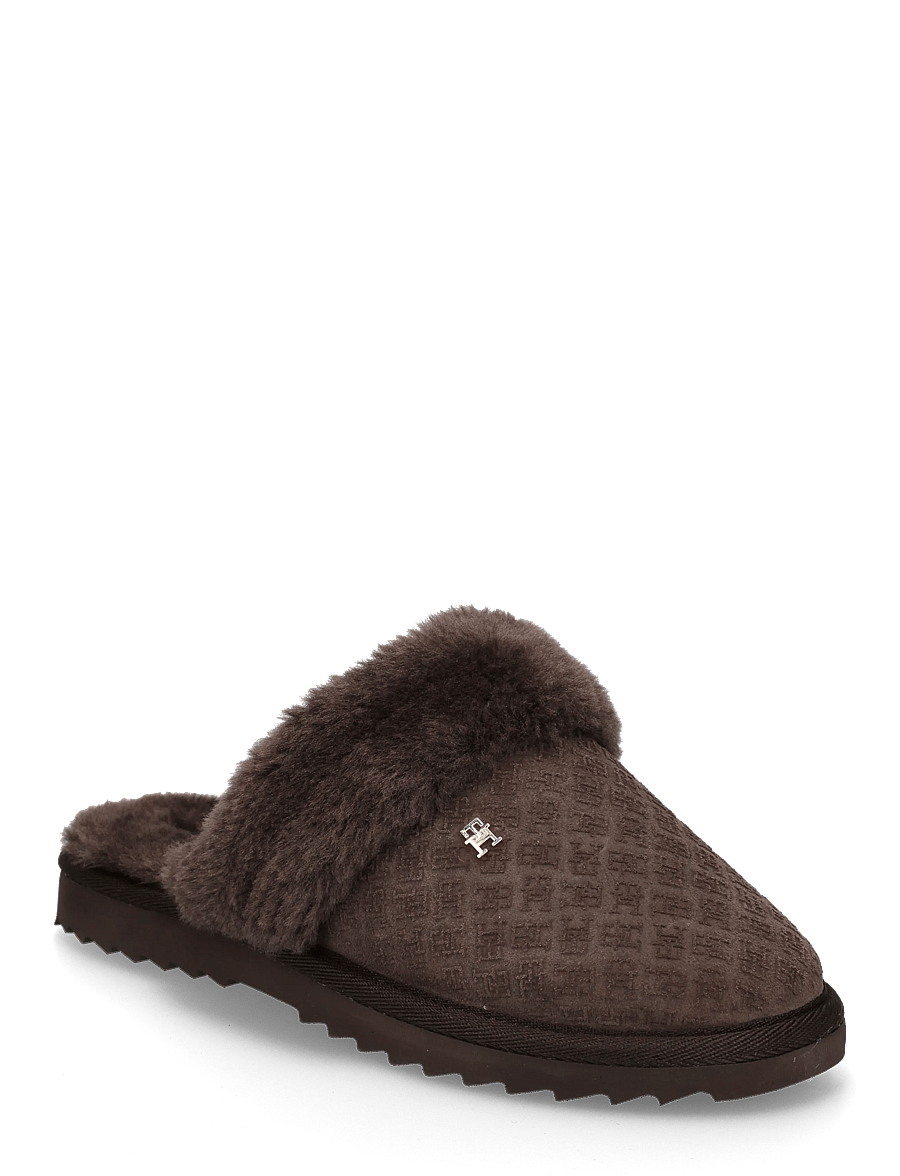 Tommy Hilfiger - TH PREMIUM SHEARLING SHOES - hverdags stil - fondant brown - 0