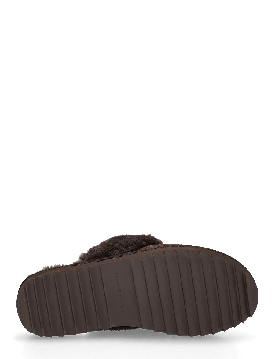 Tommy Hilfiger - TH PREMIUM SHEARLING SHOES - hverdags stil - fondant brown - 4