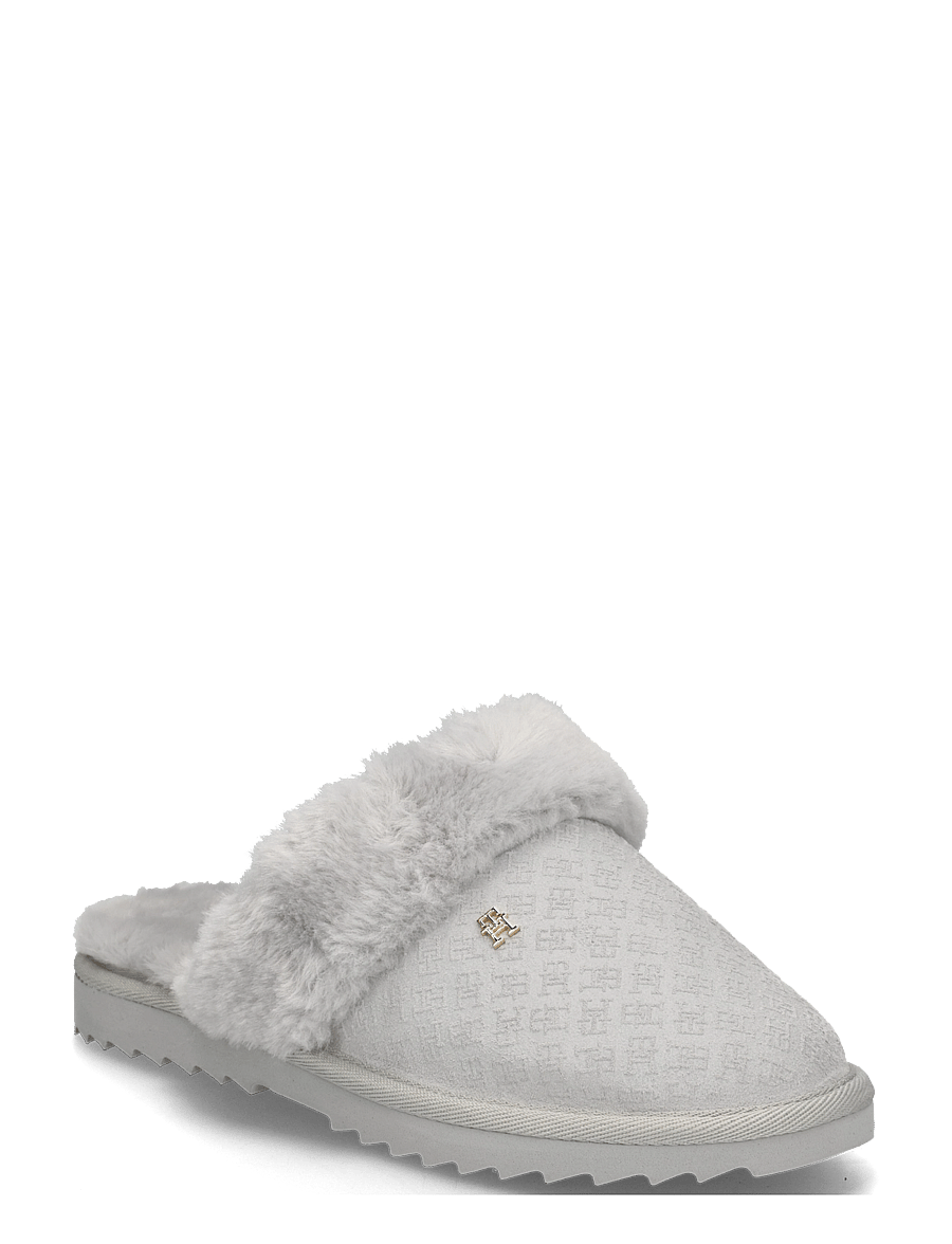 Tommy Hilfiger - TH PREMIUM SHEARLING SHOES - hverdags stil - horizon grey - 0