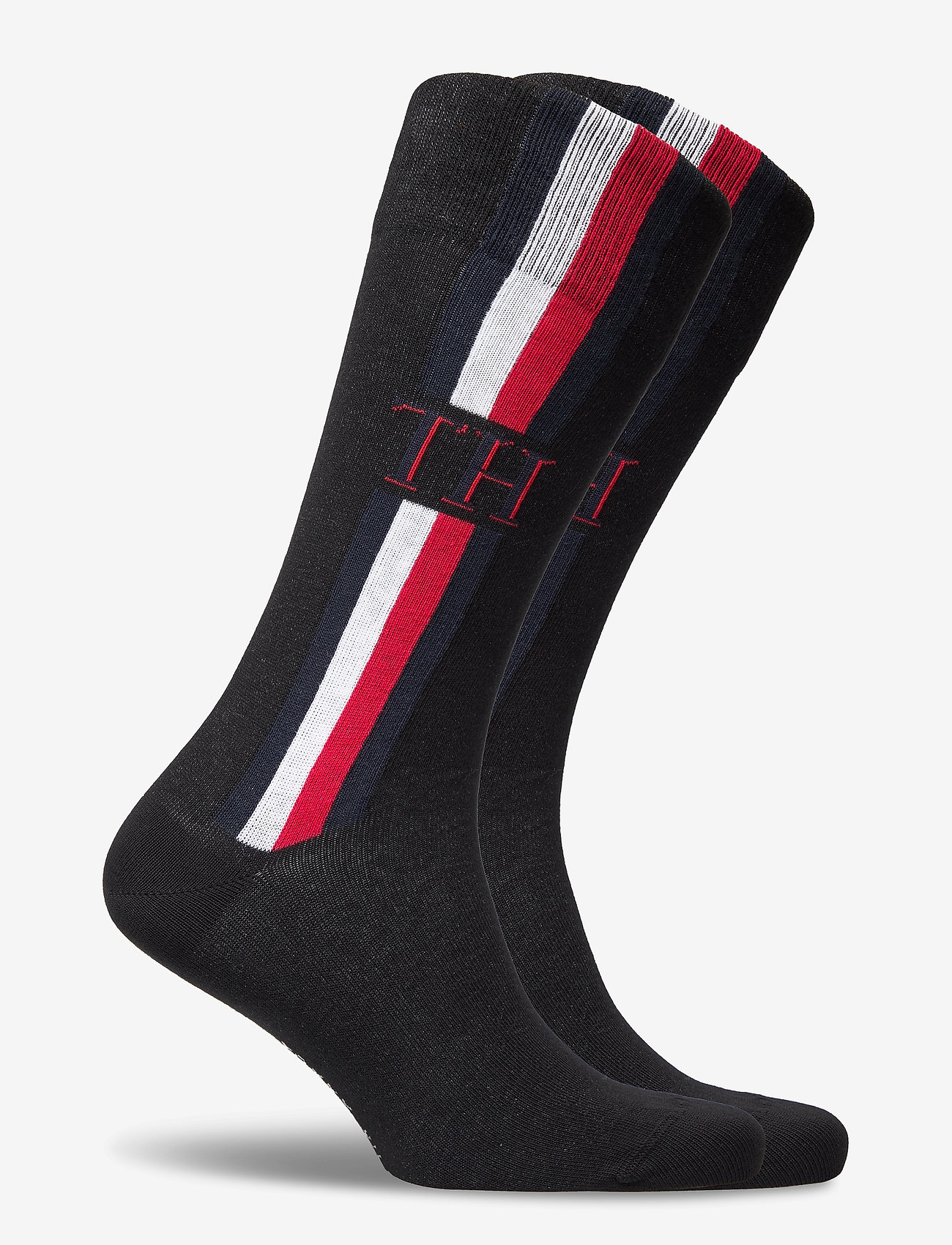 Tommy Hilfiger - TH MEN SOCK 2P ICONIC STRIPE - black - 1