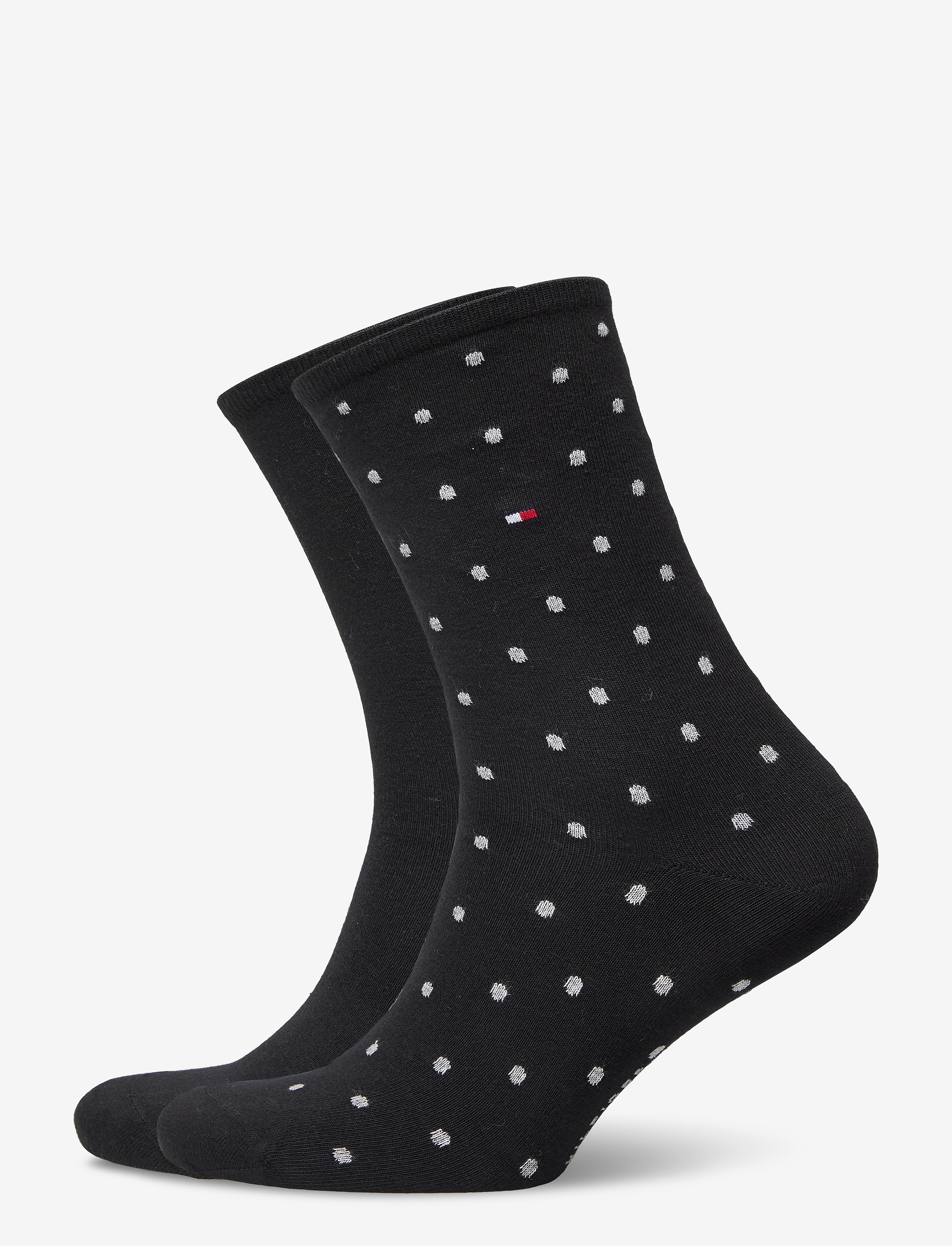 Tommy Hilfiger Th Women Sock Dot 2P, 35-38, Socks, Schwarz - Regular Frauen