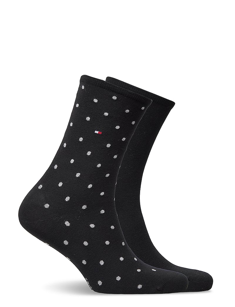 Tommy Hilfiger - TH WOMEN SOCK DOT 2P - alltags-style - black - 1