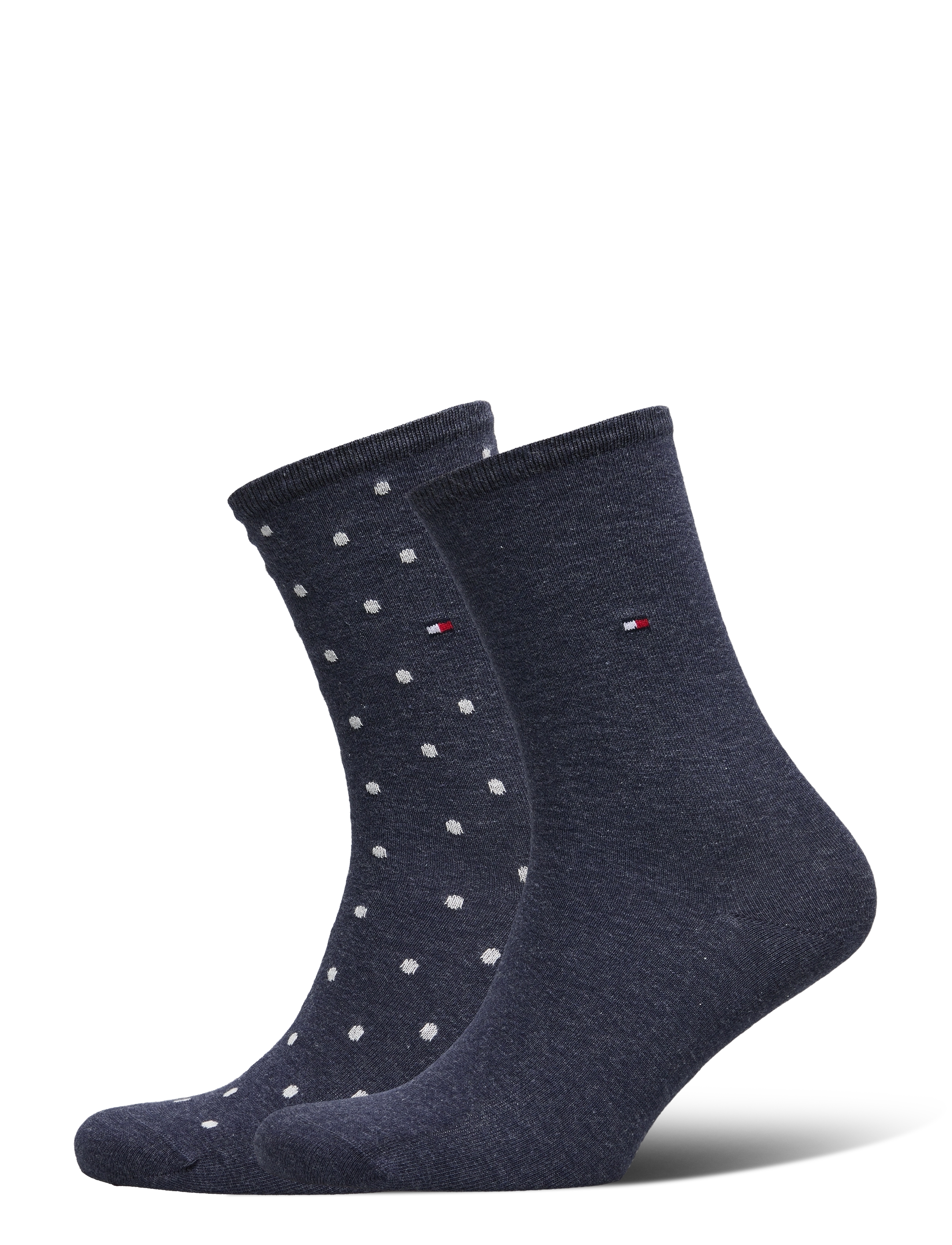 Tommy Hilfiger Th Women Sock Dot 2P, 39-42, Socks, Blau - Regular Frauen
