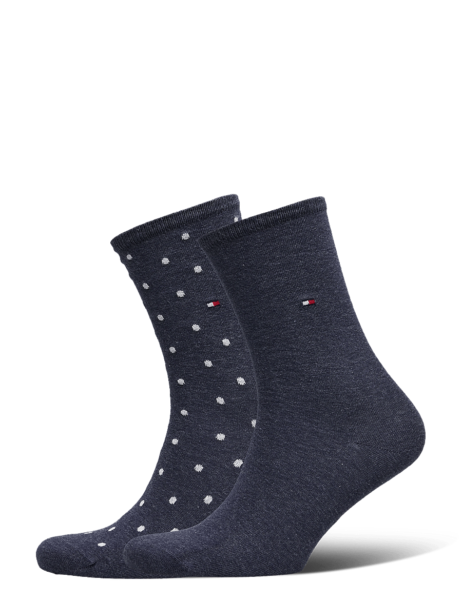 Tommy Hilfiger - TH WOMEN SOCK DOT 2P - alltags-style - jeans - 0