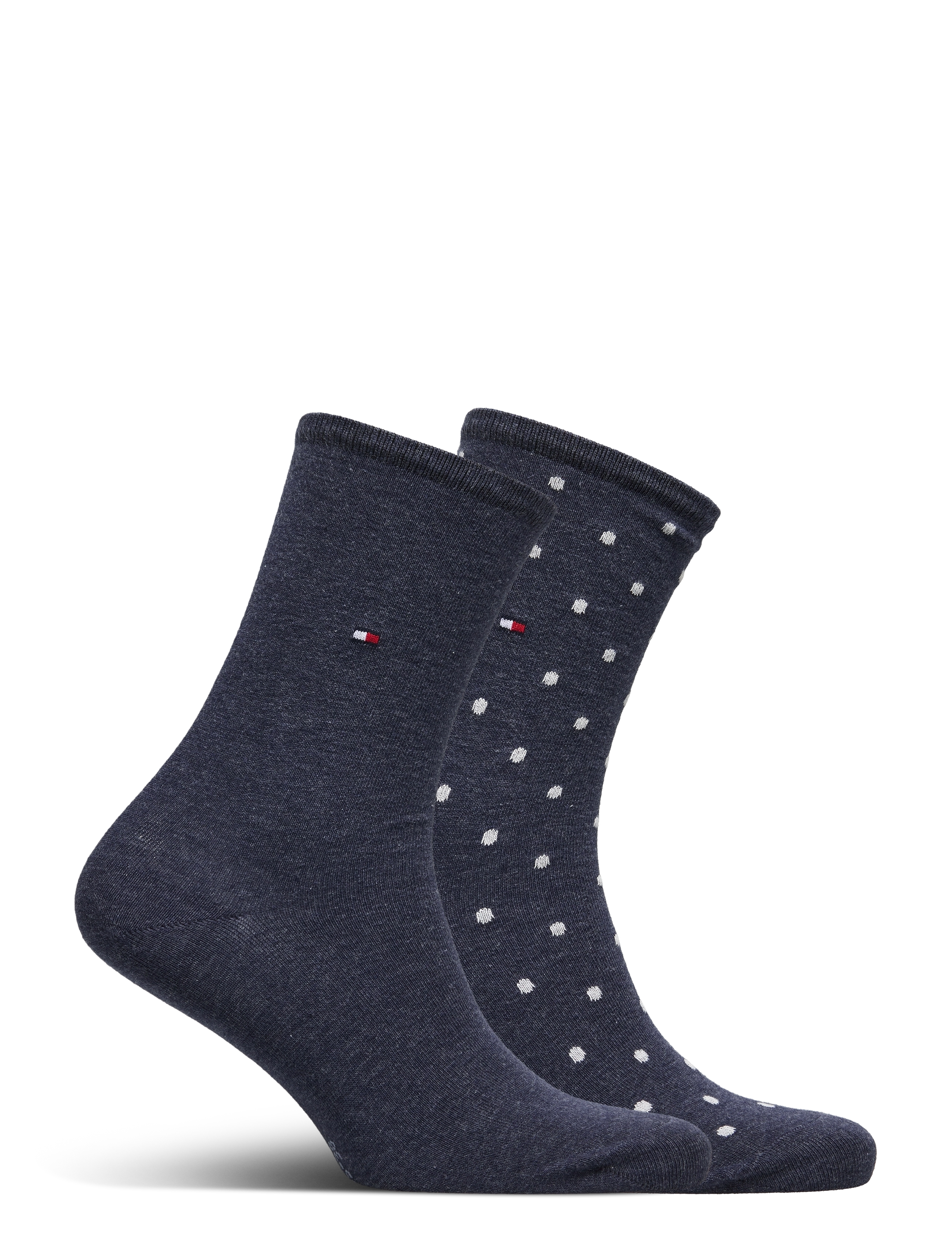 Tommy Hilfiger - TH WOMEN SOCK DOT 2P - vardagsstil - jeans - 1