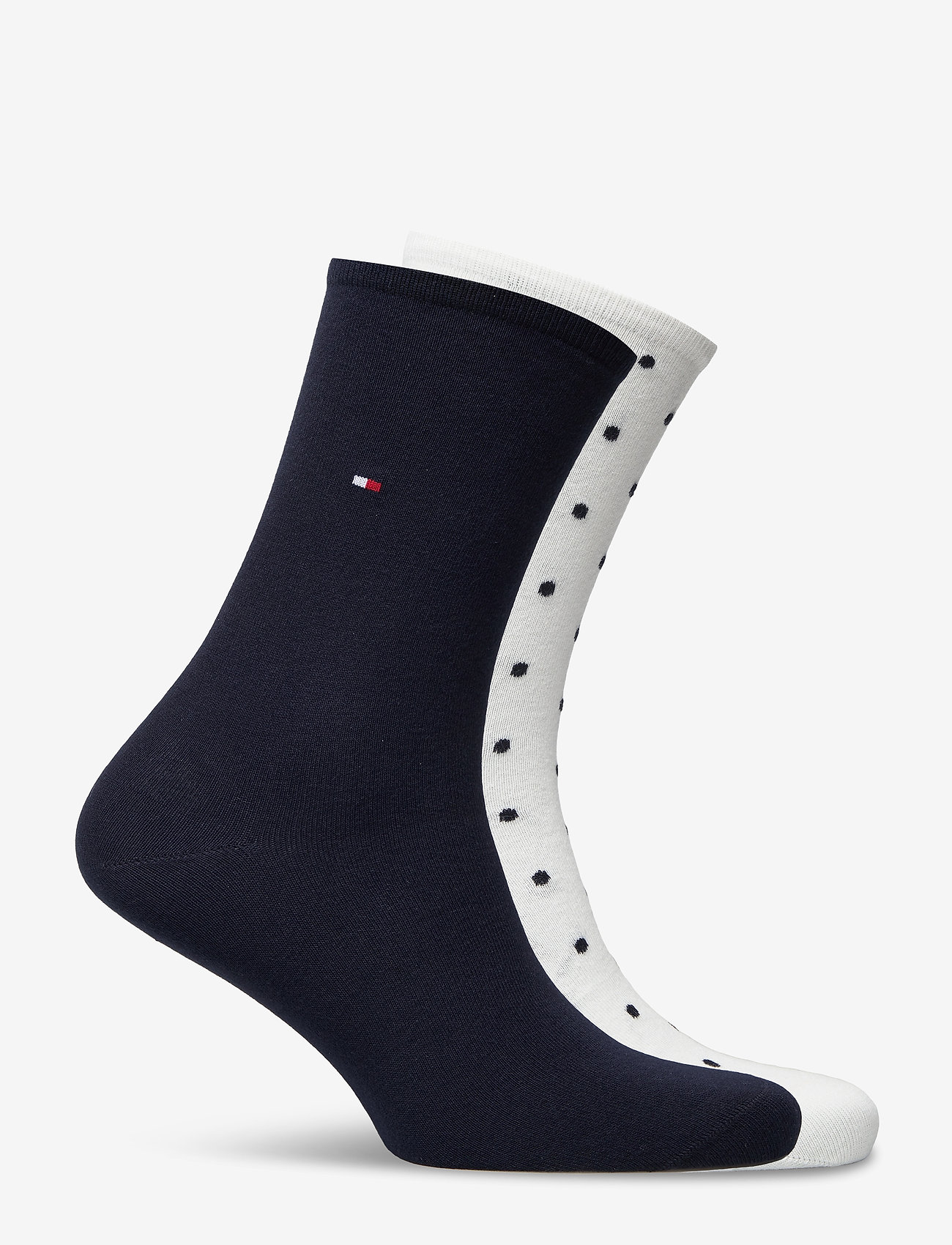 Tommy Hilfiger - TH WOMEN SOCK DOT 2P - hverdags stil - off white - 1