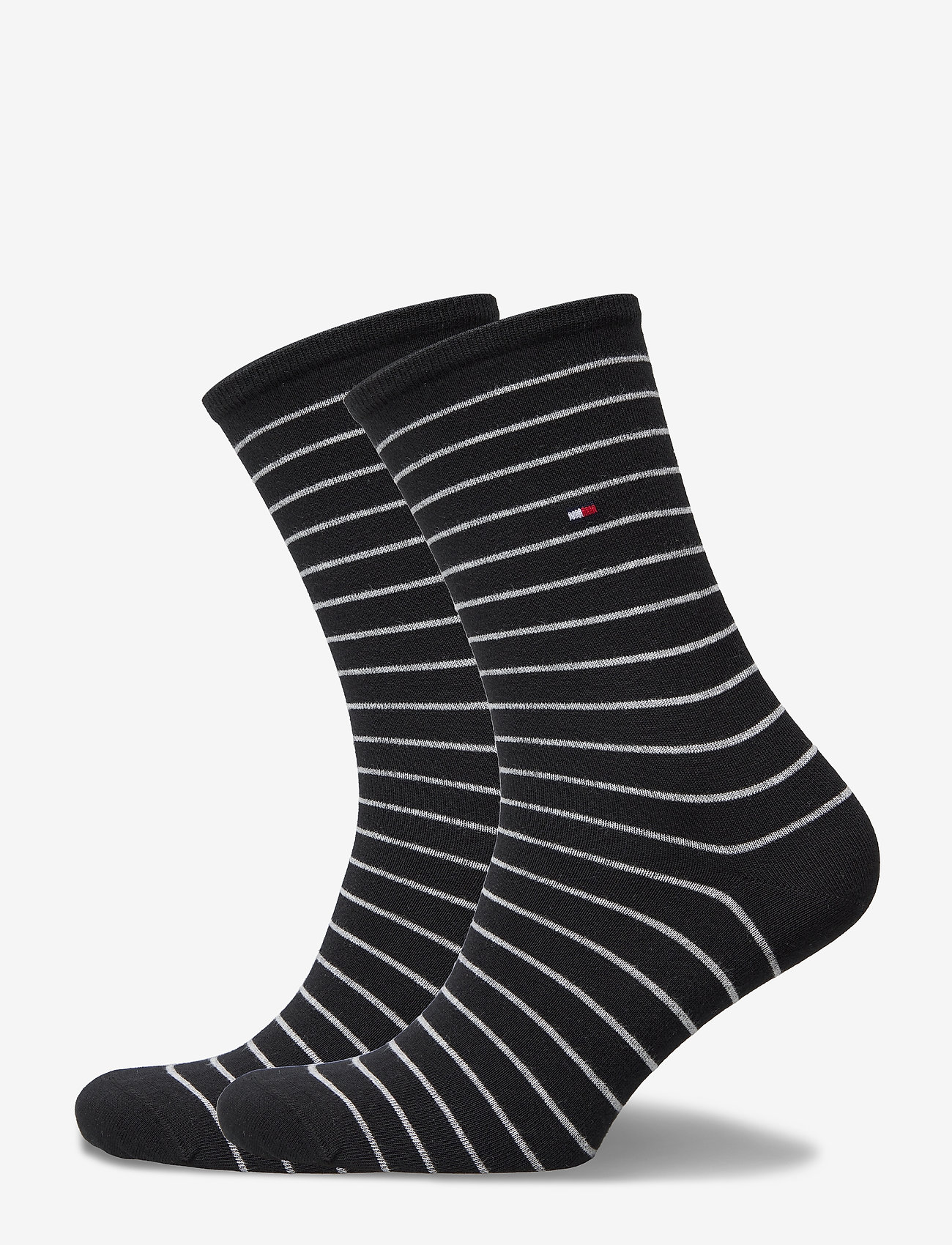 Tommy Hilfiger - TH WOMEN SOCK 2P SMALL STRIPE - geschenke unter 30€ - black - 0