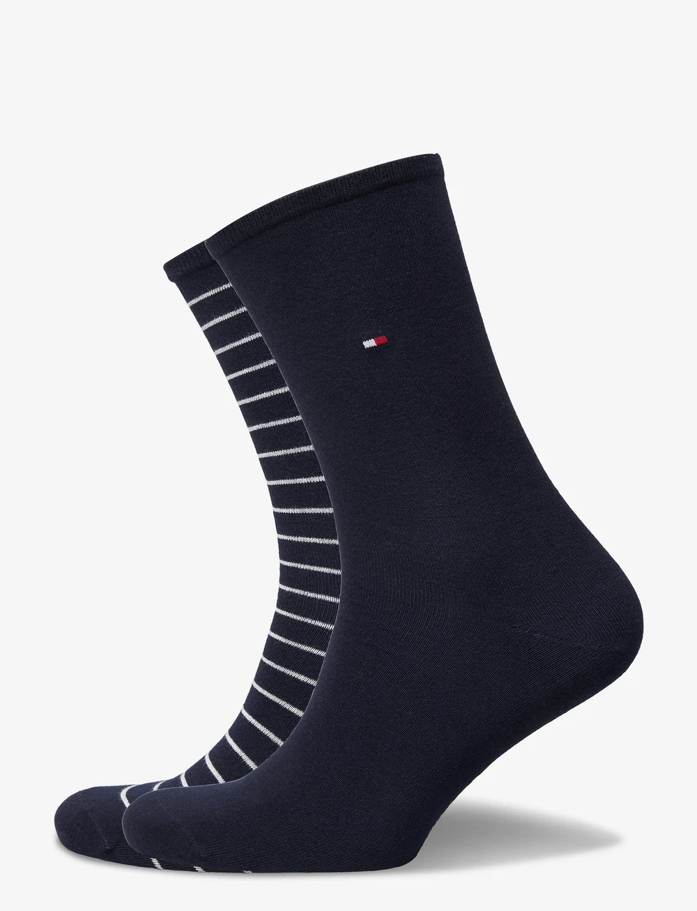 Tommy Hilfiger - TH WOMEN SOCK 2P SMALL STRIPE - skarpetki - midnight blue - 0