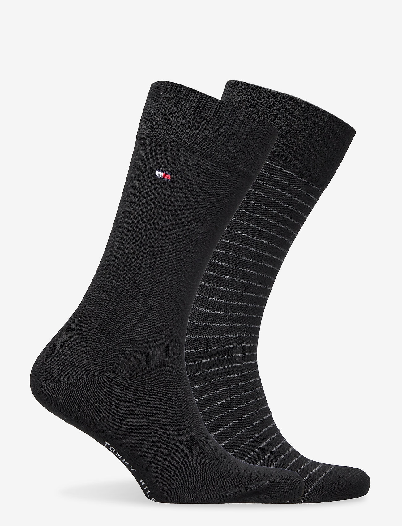 Tommy Hilfiger - TH MEN SMALL STRIPE SOCK 2P - black - 1