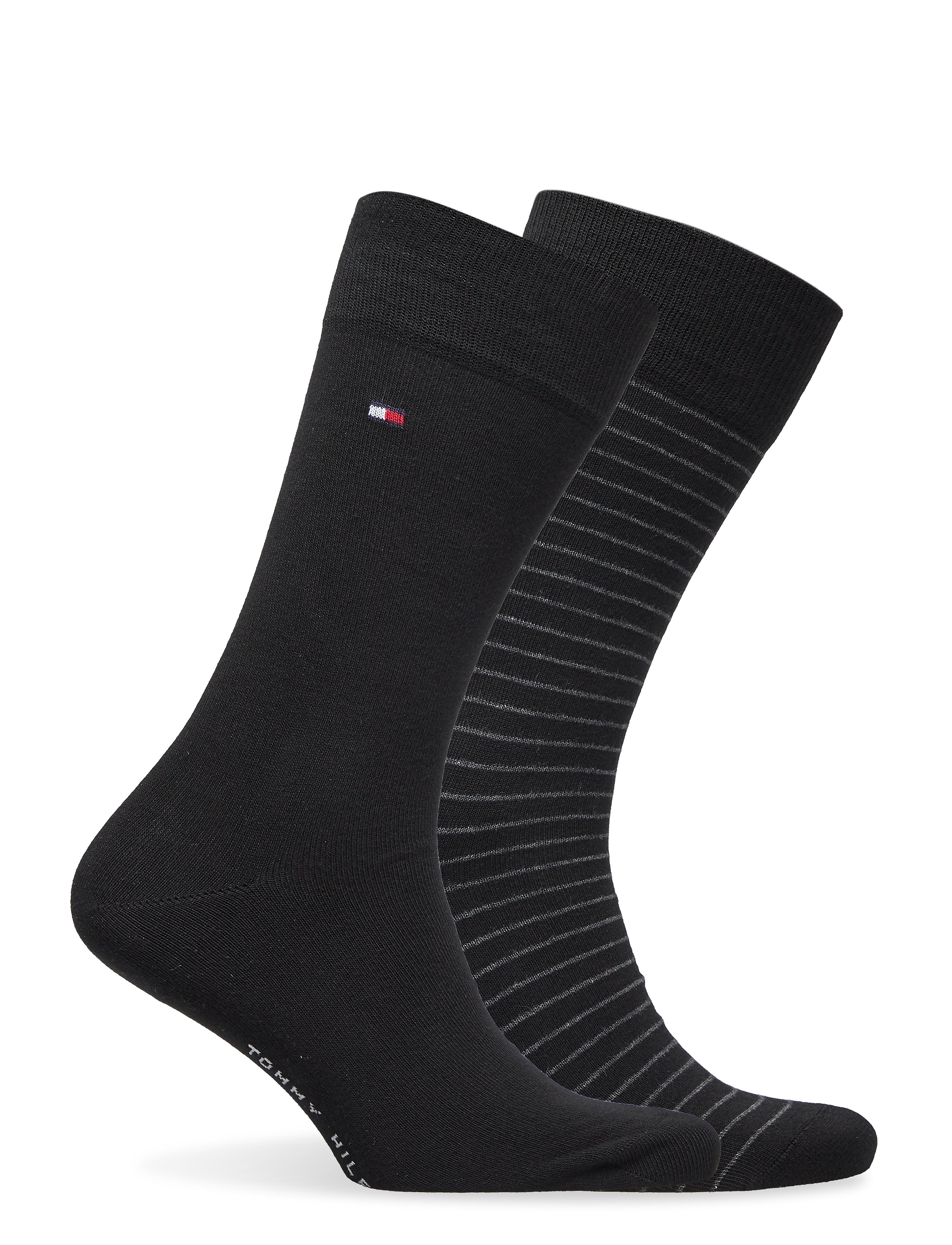 Tommy Hilfiger - TH MEN SMALL STRIPE SOCK 2P - black - 1