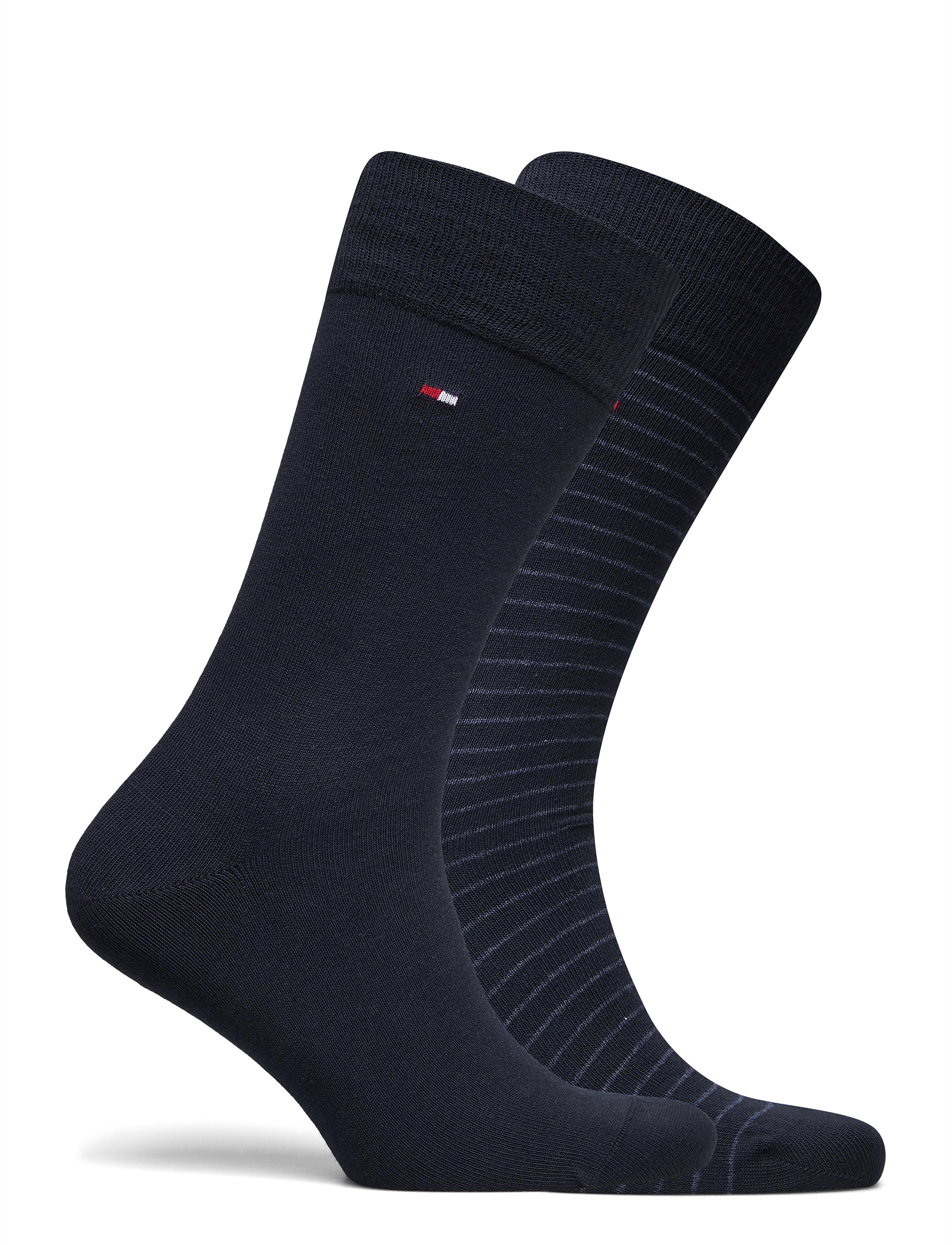 Tommy Hilfiger - TH MEN SMALL STRIPE SOCK 2P - dark navy - 1