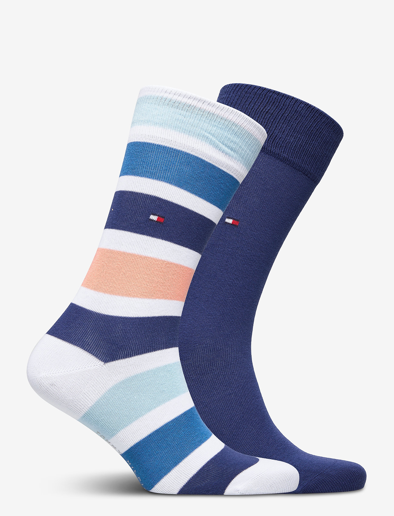 Tommy Hilfiger - TH MEN SOCK 2P COLORBLOCK STRIPE - light blue - 1