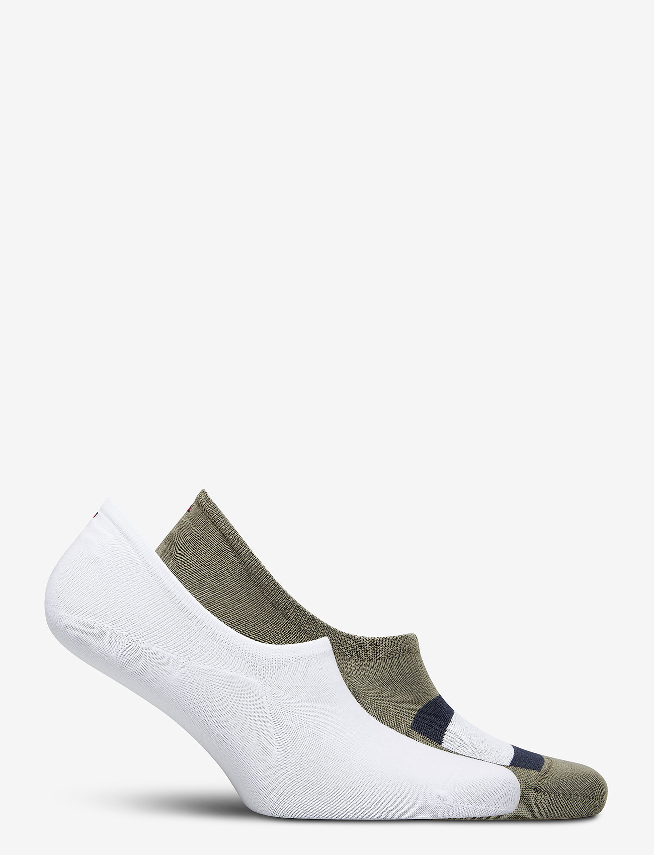 Tommy Hilfiger - TH MEN FOOTIE 2P FLAG - olive - 1