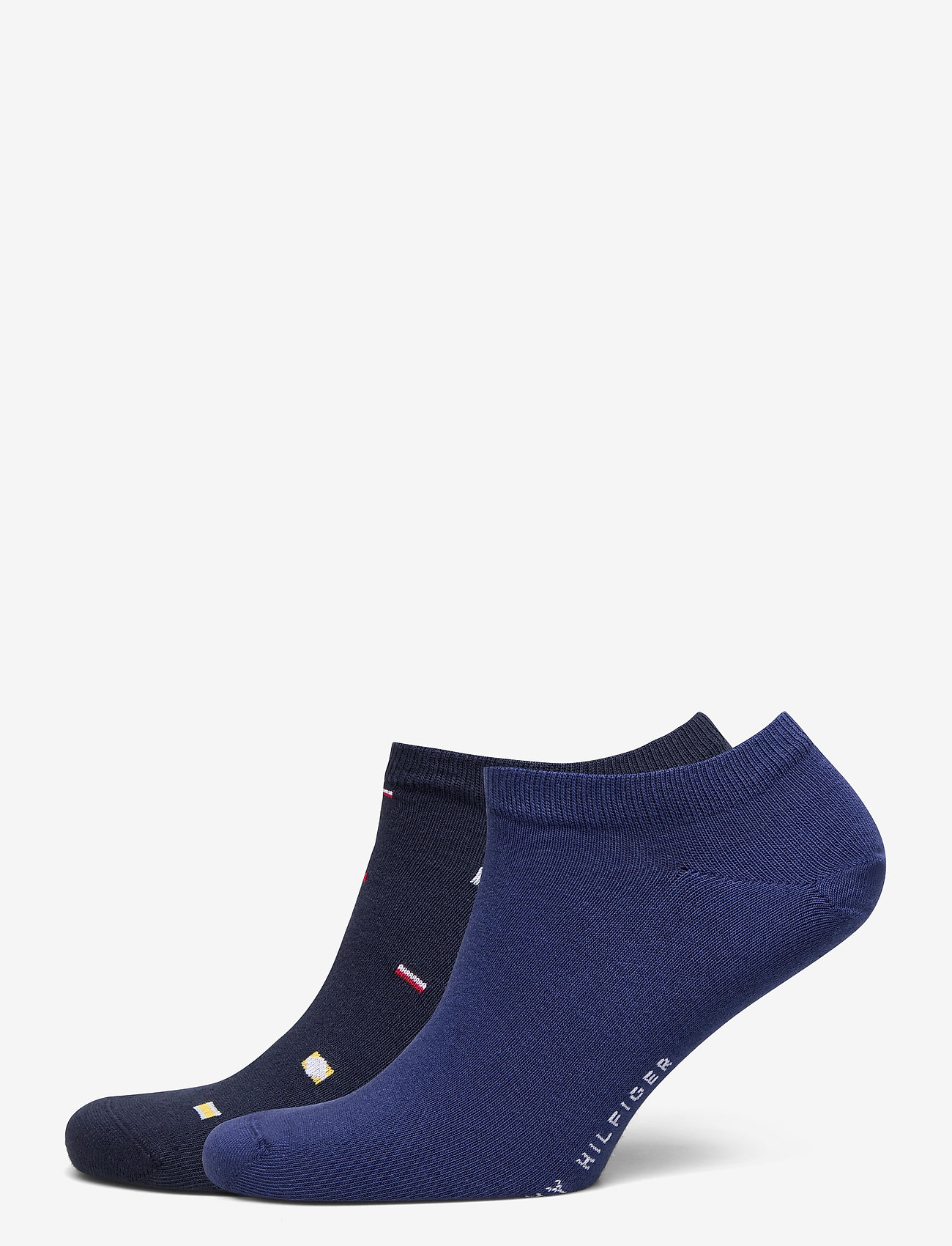 TH MEN SNEAKER 2P SMALL FLAGS - DARK NAVY