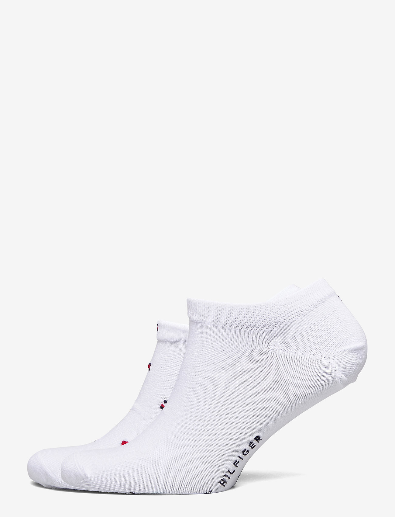 TH MEN SNEAKER 2P SMALL FLAGS - WHITE