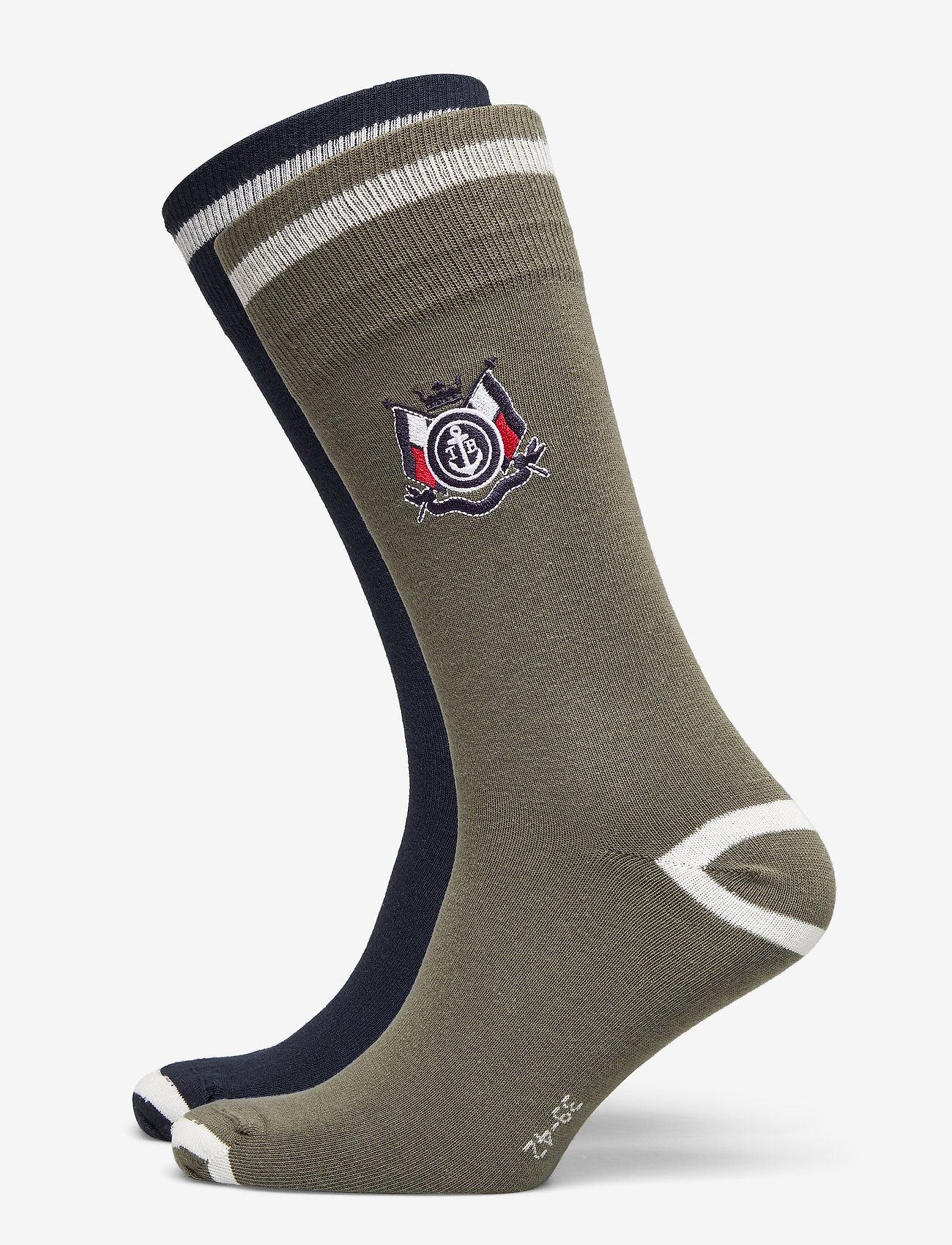 Tommy Hilfiger - TH MEN SOCK 2P CREST - olive - 0