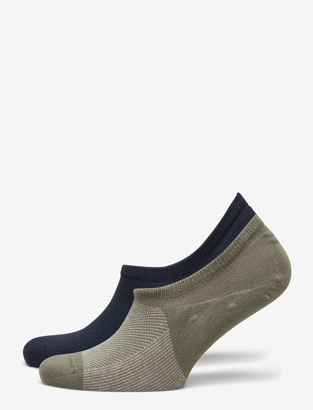 Tommy Hilfiger - TH MEN FOOTIE 2P MICRO STRIPE - olive - 2