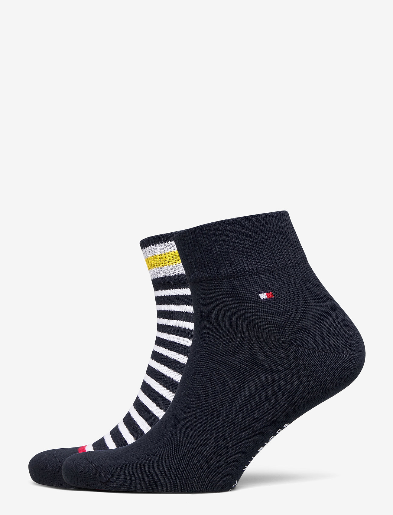 Tommy Hilfiger - TH MEN QUARTER 2P COLLEGIATE STRIPE - dark navy - 0