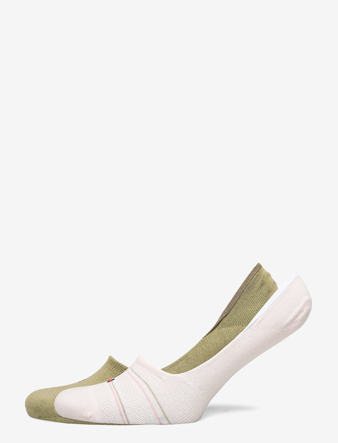 Tommy Hilfiger - TH WOMEN FOOTIE 2P PREPPY - light pink - 0