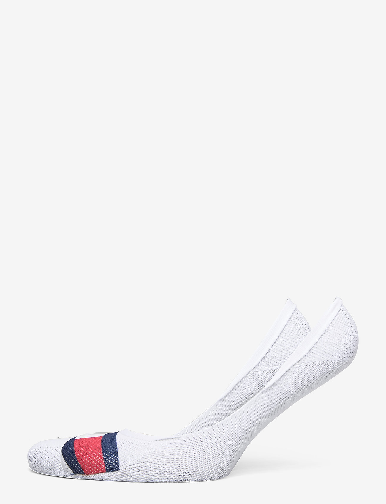 Tommy Hilfiger - TH WOMEN FOOTIE 2P MESH FLAG - white - 1