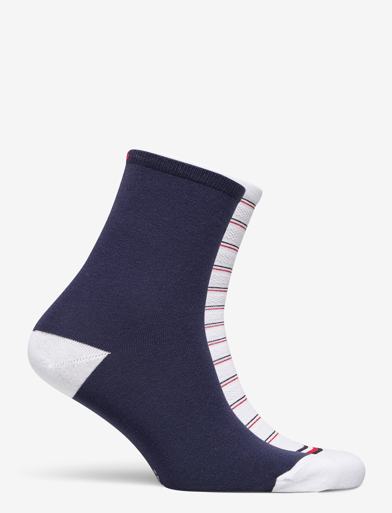 Tommy Hilfiger - TH WOMEN SHORT SOCK 2P PREPPY - white - 1