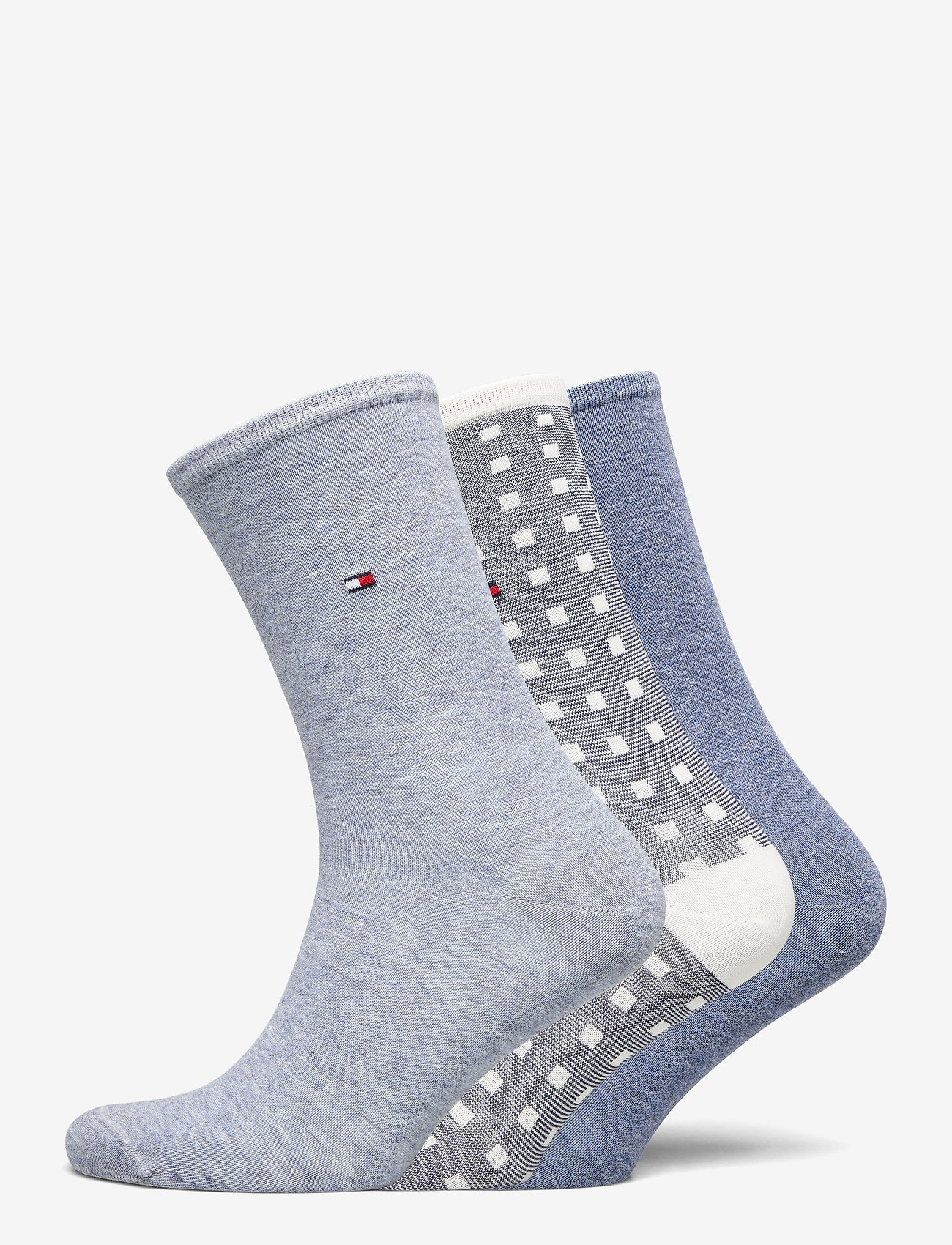 Tommy Hilfiger - TH WOMEN SOCK 3P PROMO - jeans - 0