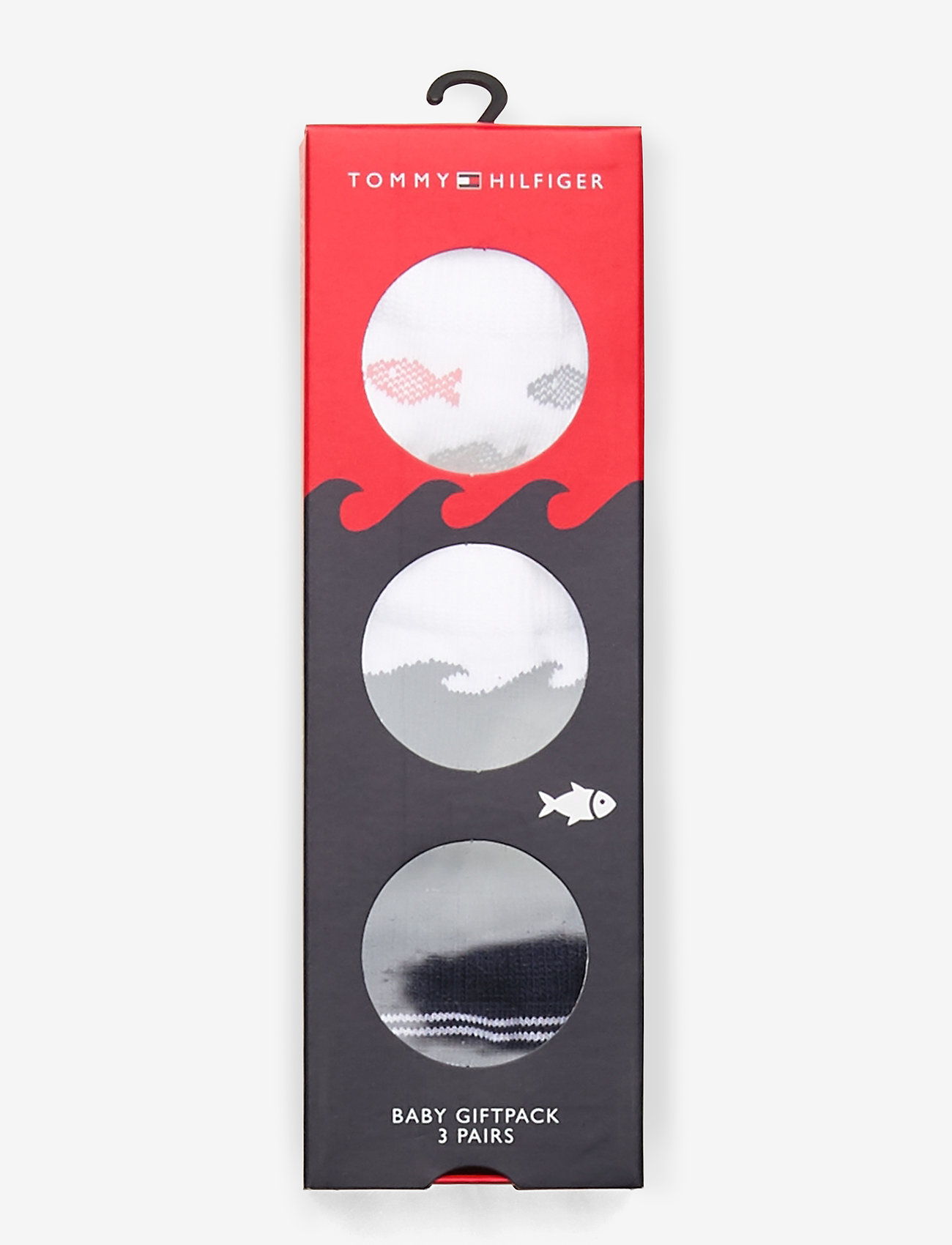 Tommy Hilfiger - TH BABY SOCK 3P GIFTBOX BABY - tommy original - 1