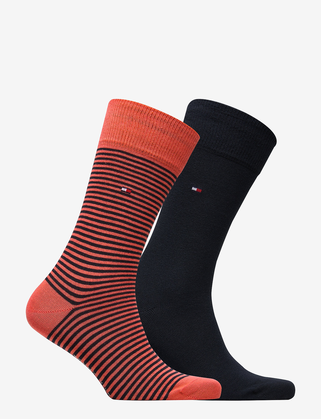 Tommy Hilfiger - TH MEN SMALL STRIPE SOCK 2P - coral - 1