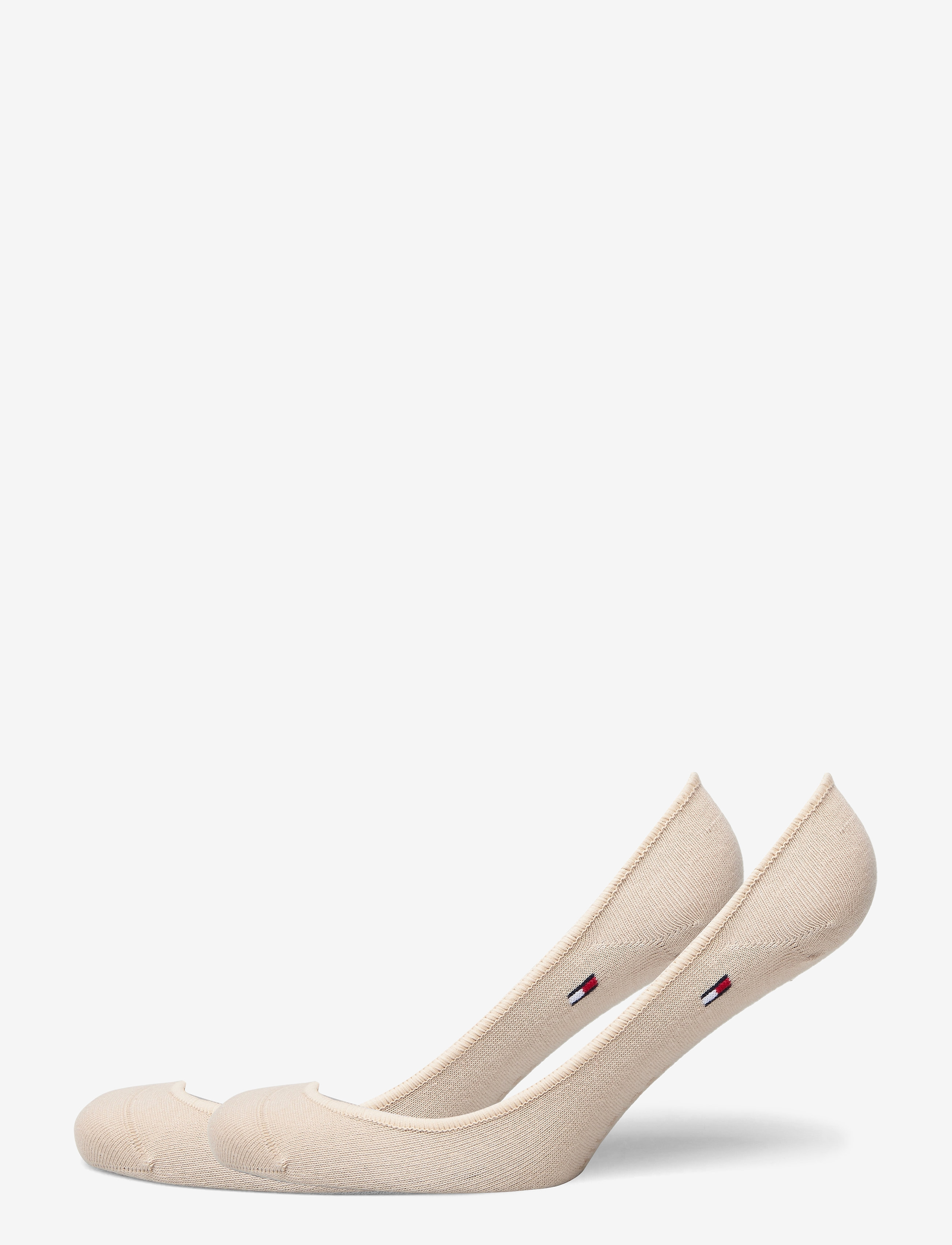 Tommy Hilfiger Th Women Footie Invisible 2P, 35-38, Socks, Beige - Footies-ankle Frauen